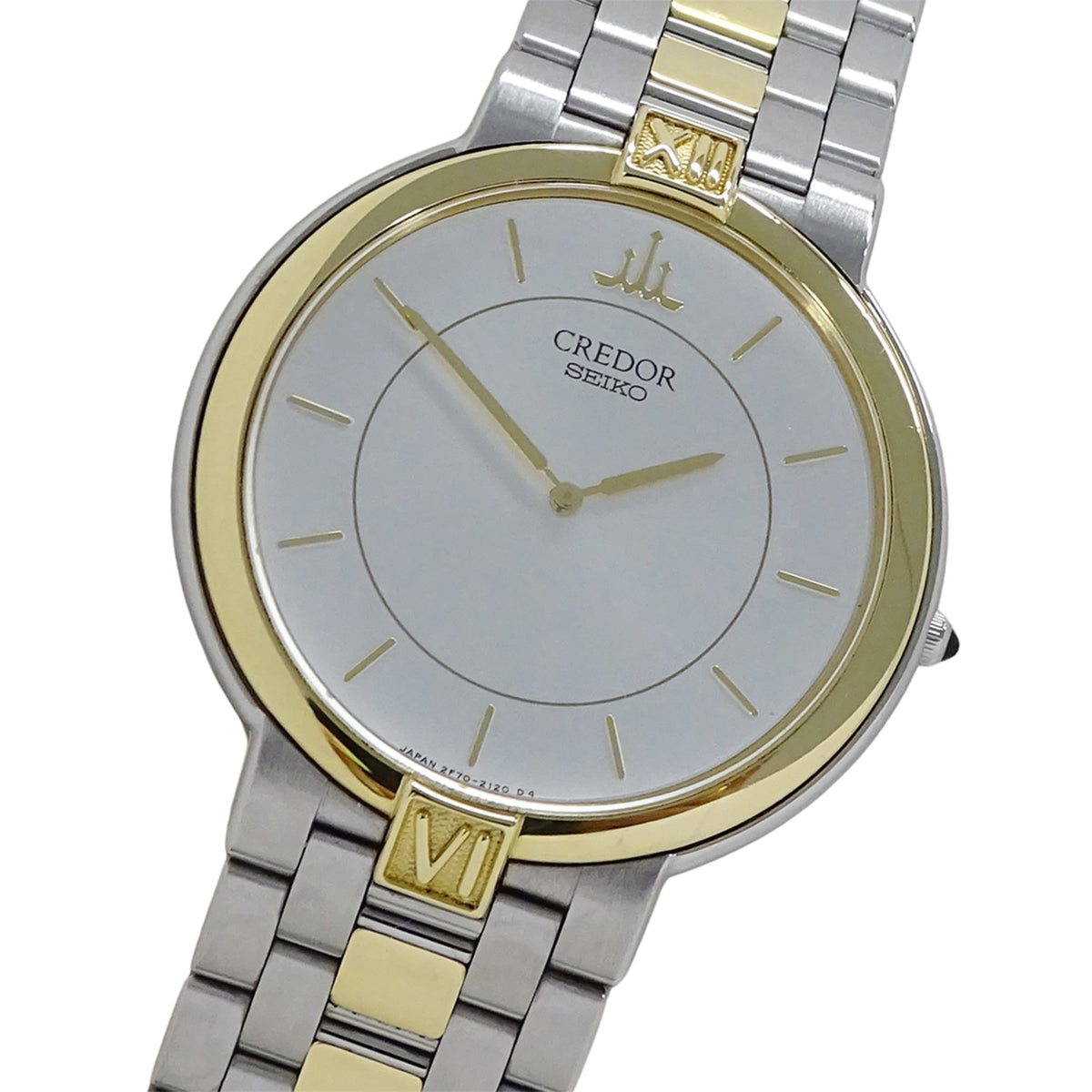 Seiko Credor 2F70-0640 Silber Zifferblatt 32 mm Uhr