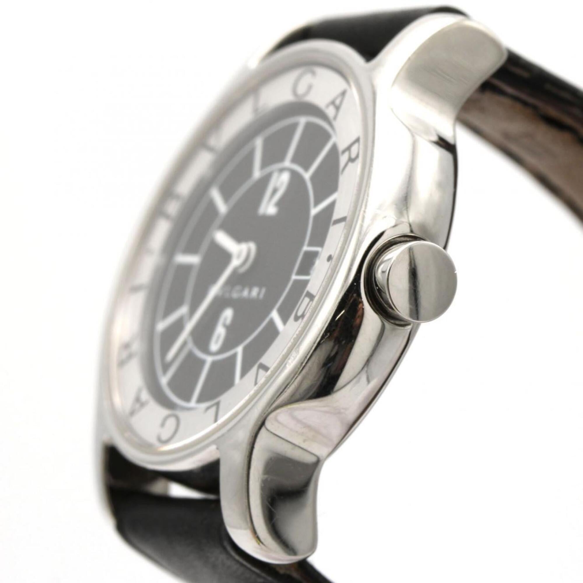 Bulgari Solotempo ST29S Black Dial 29mm Watch