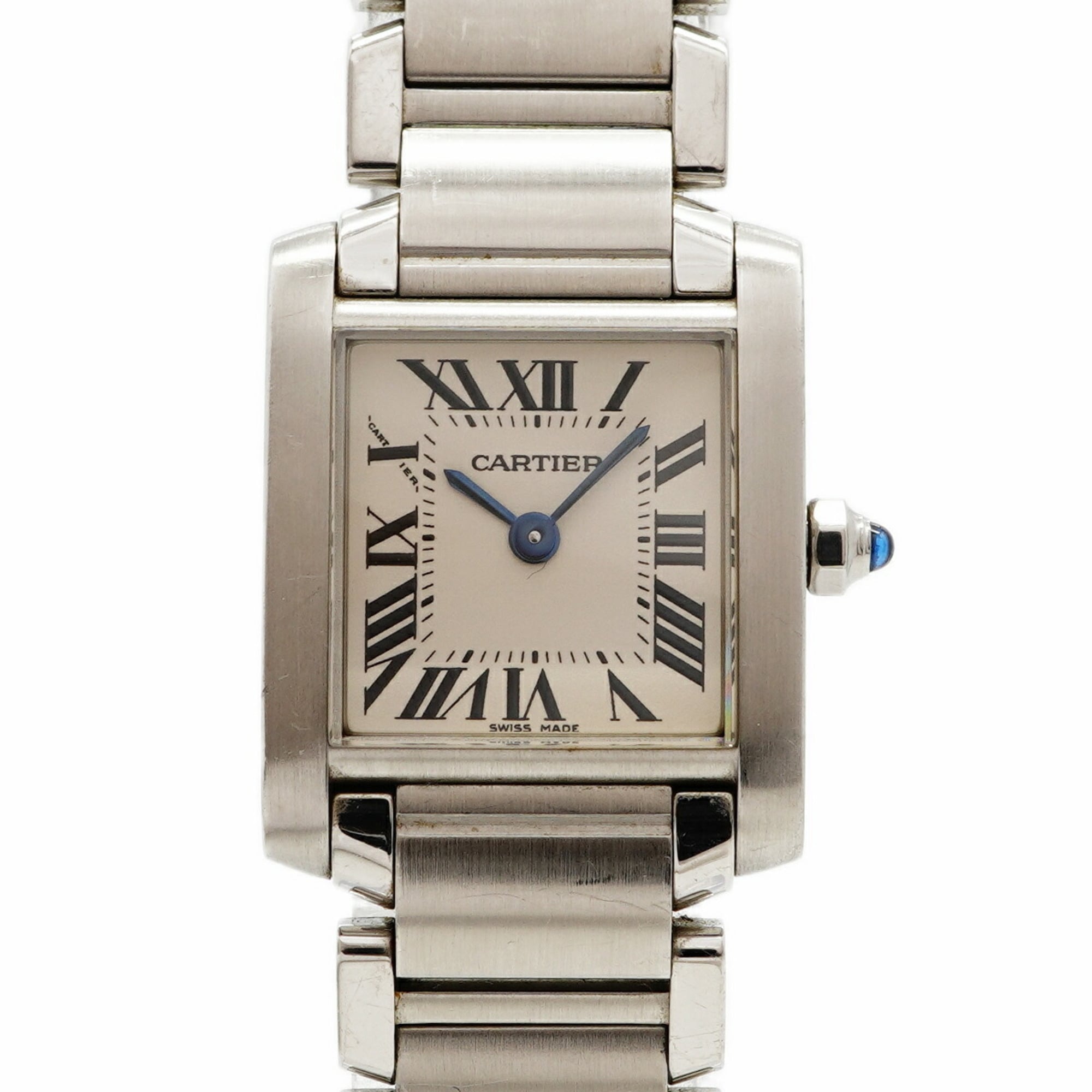Cartier Tank francaise W51008Q3 Ivory Dial 20mm Watch