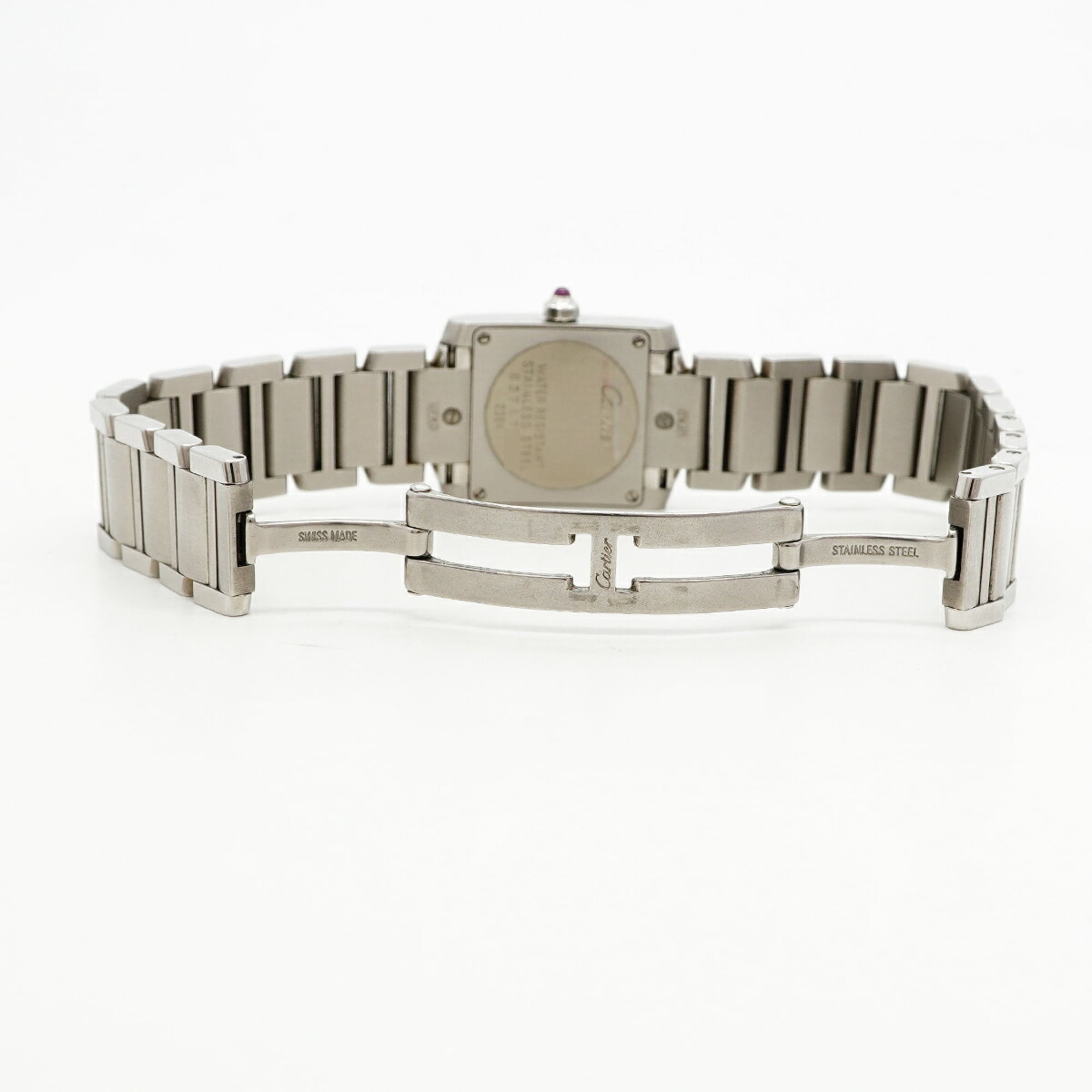 Cartier Tank W51028Q3 Pink Dial 20mm Watch