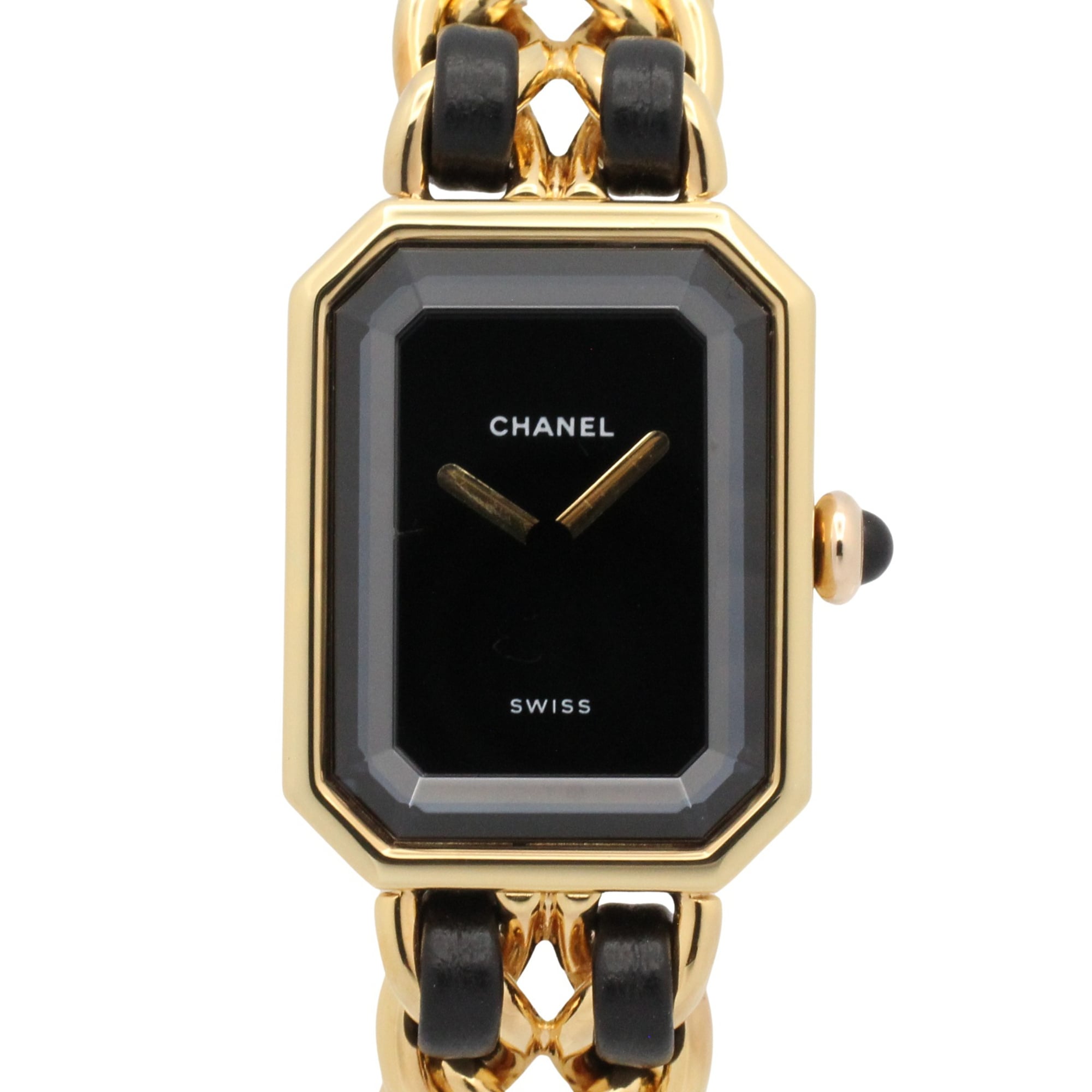 Chanel Première M H0001 Black Dial 20mm Watch