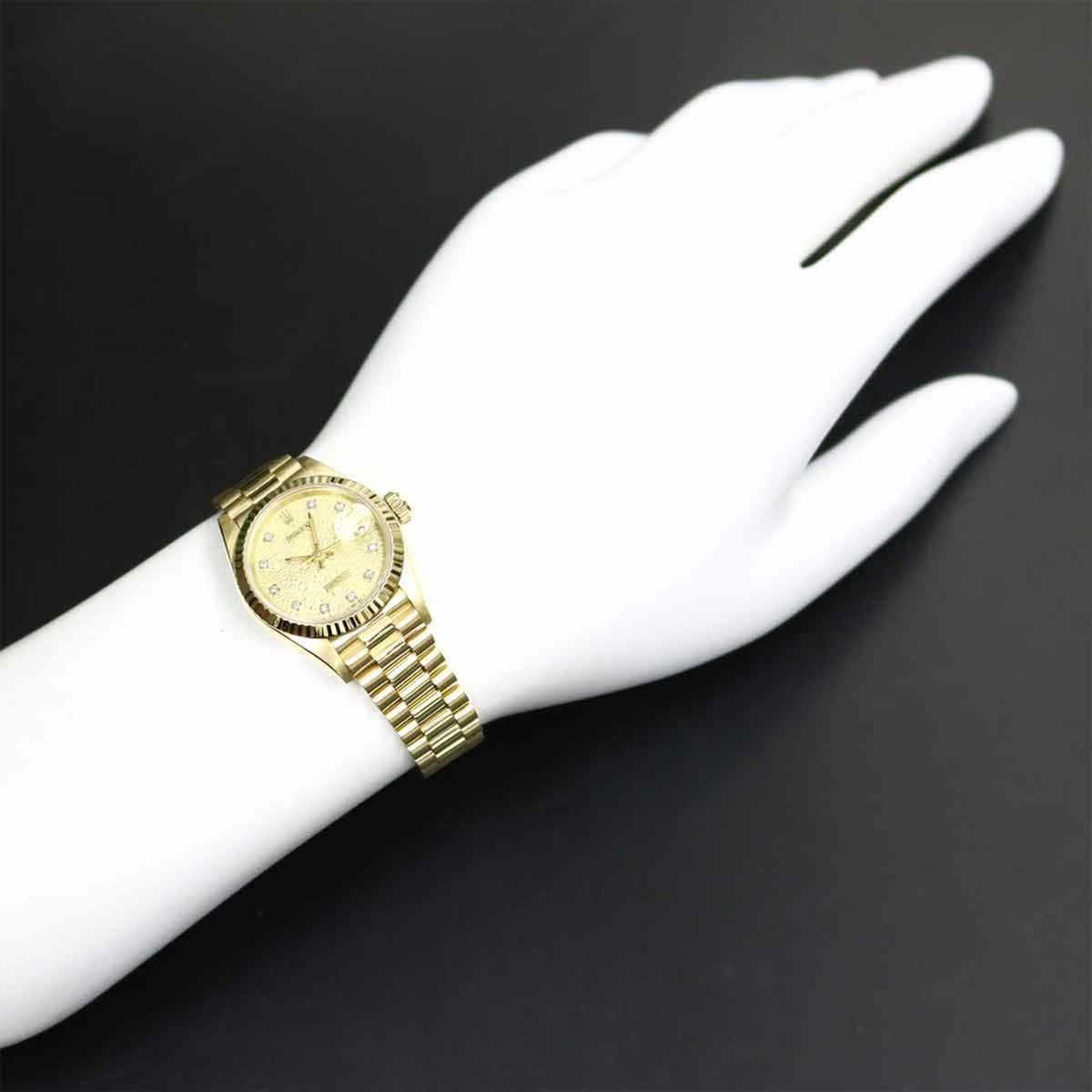 Rolex Datejust 69178G Champagne Dial 26mm Watch