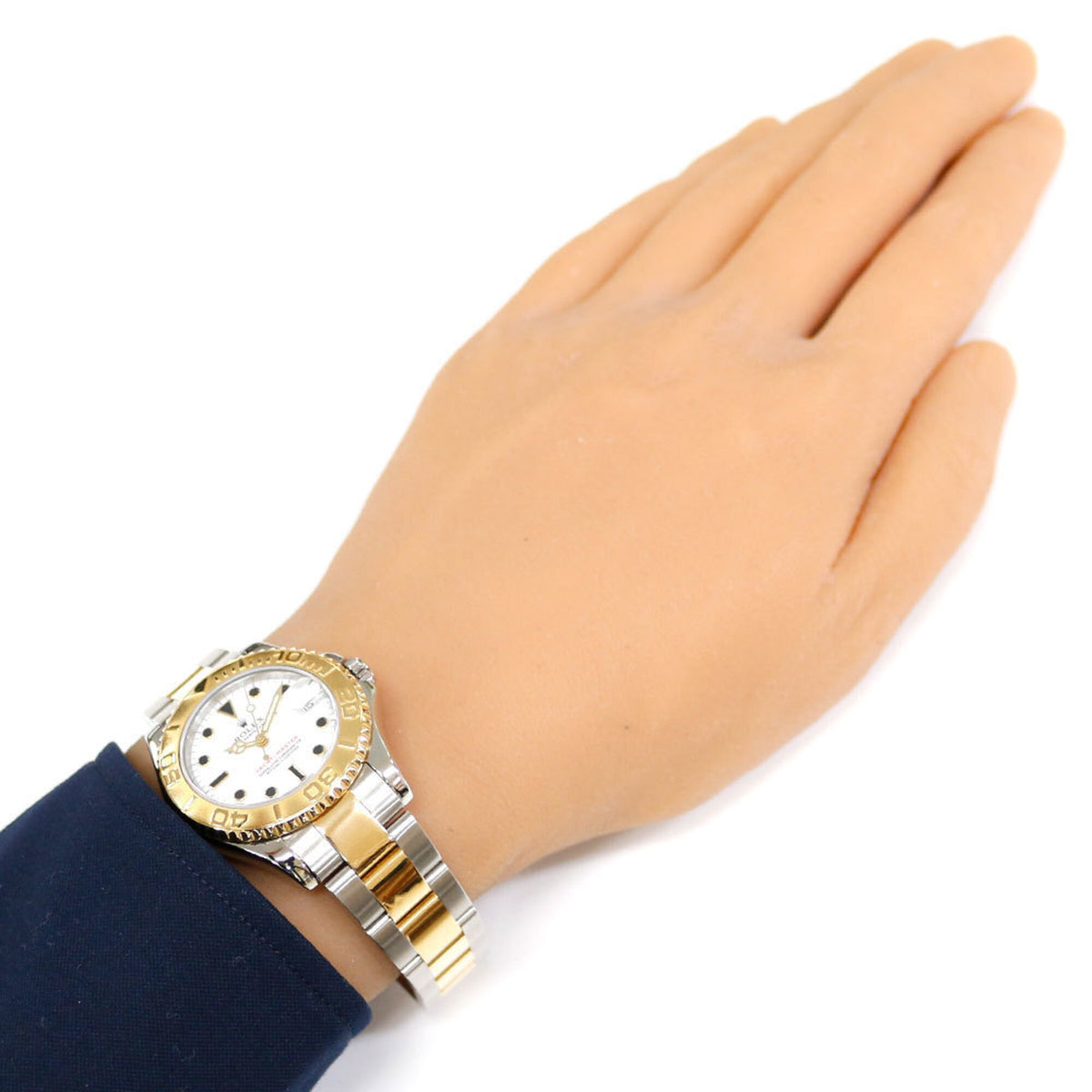 Rolex Yachtmaster Oyster Perpetual 68623 White Dial 37mm Watch