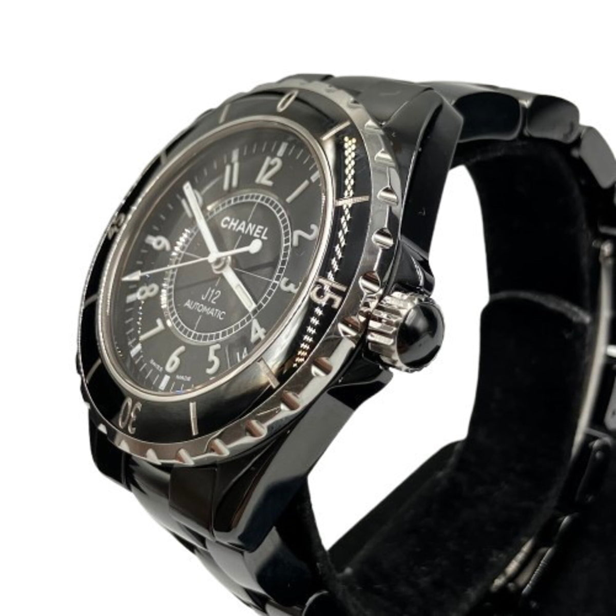 Chanel J12 H0685 Schwarz Zifferblatt 38 mm Uhr