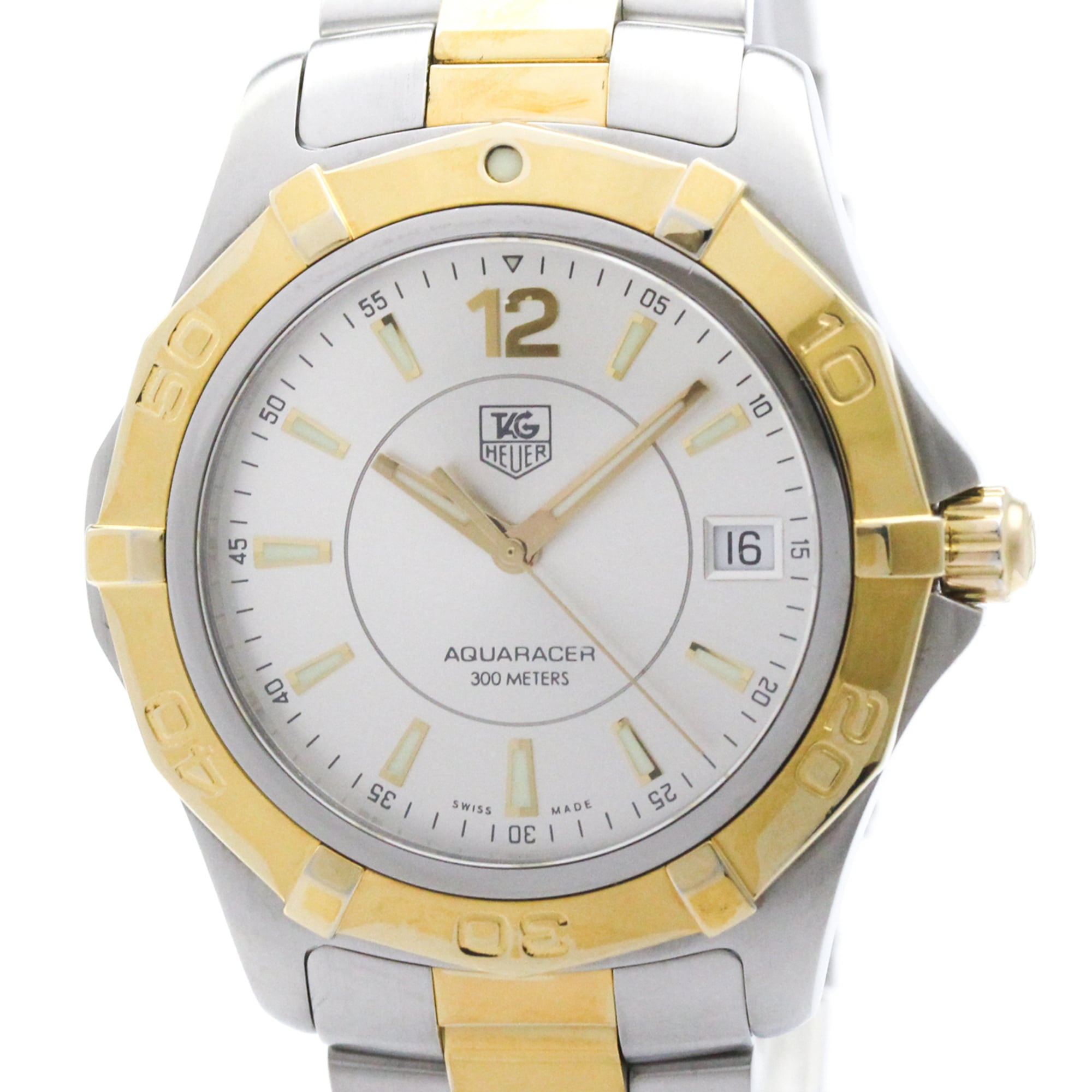TAG HEUER Aquaracer Gold Plated Steel Quartz WAF1120