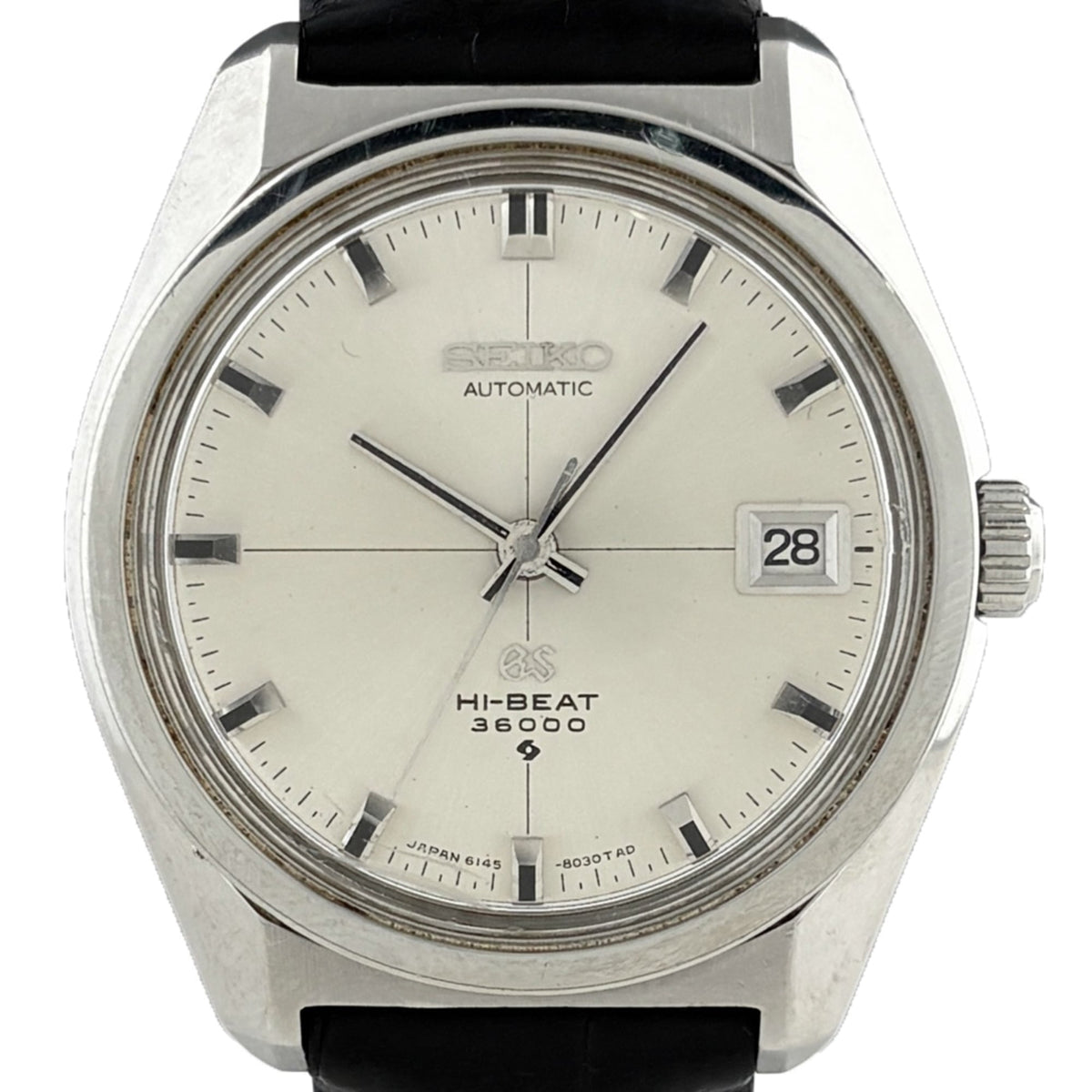 Grand Seiko Grand Hi-Beat 6145-8000 Silver Dial 36mm Watch