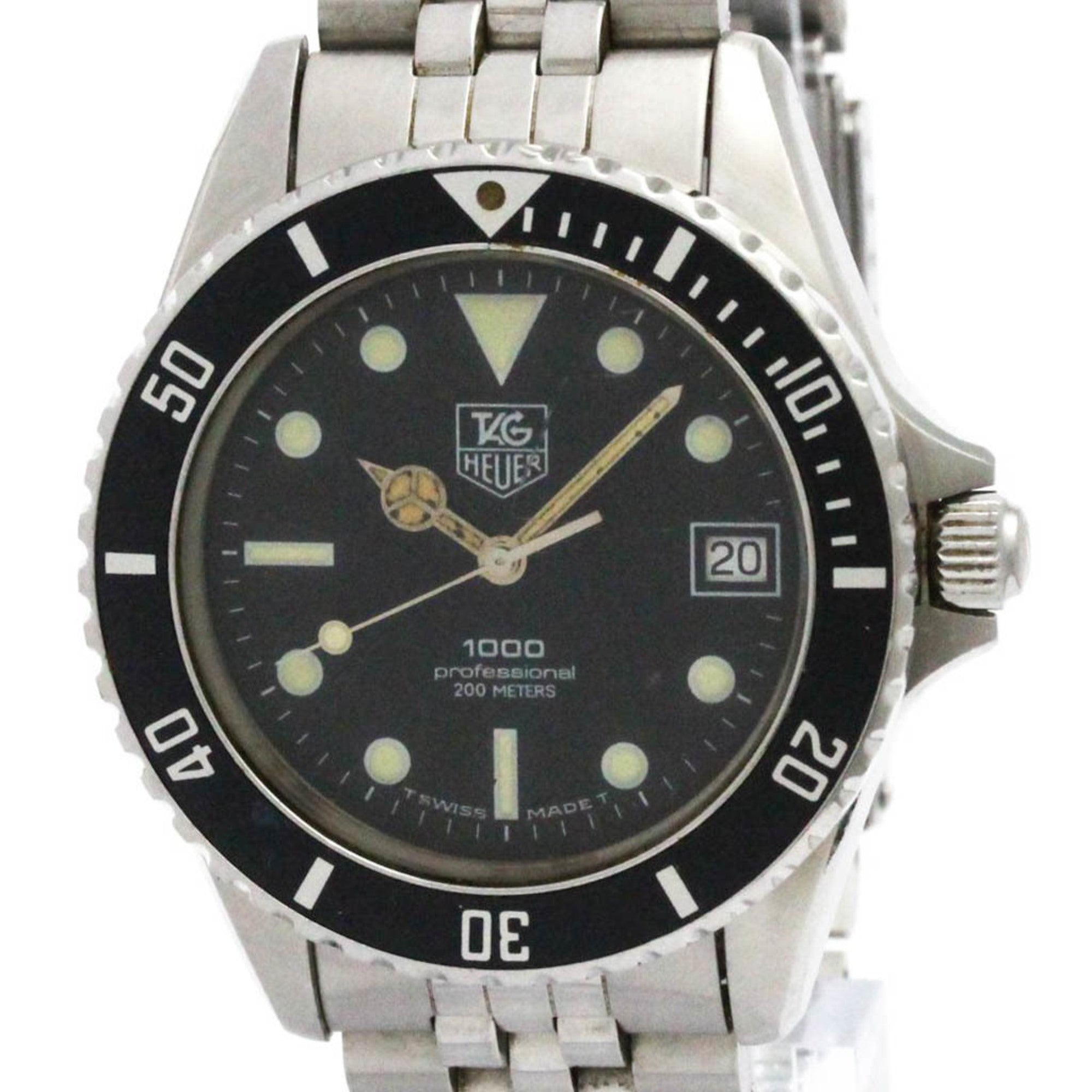 TAG HEUER 1000 Stainless Steel Quartz Mens Watch 980.013