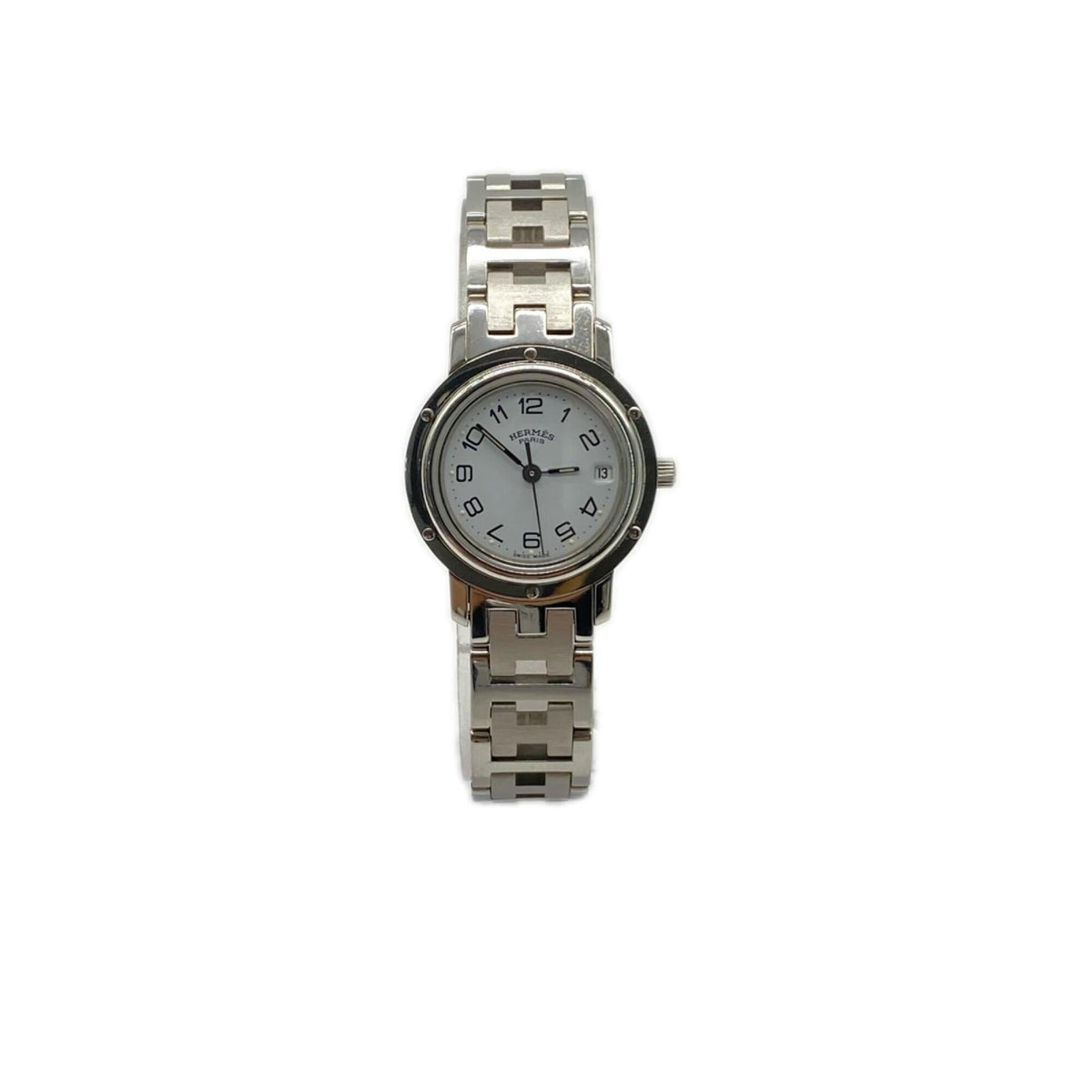 Hermes Clipper CL3.210 Weiß Zifferblatt 23 mm Uhr