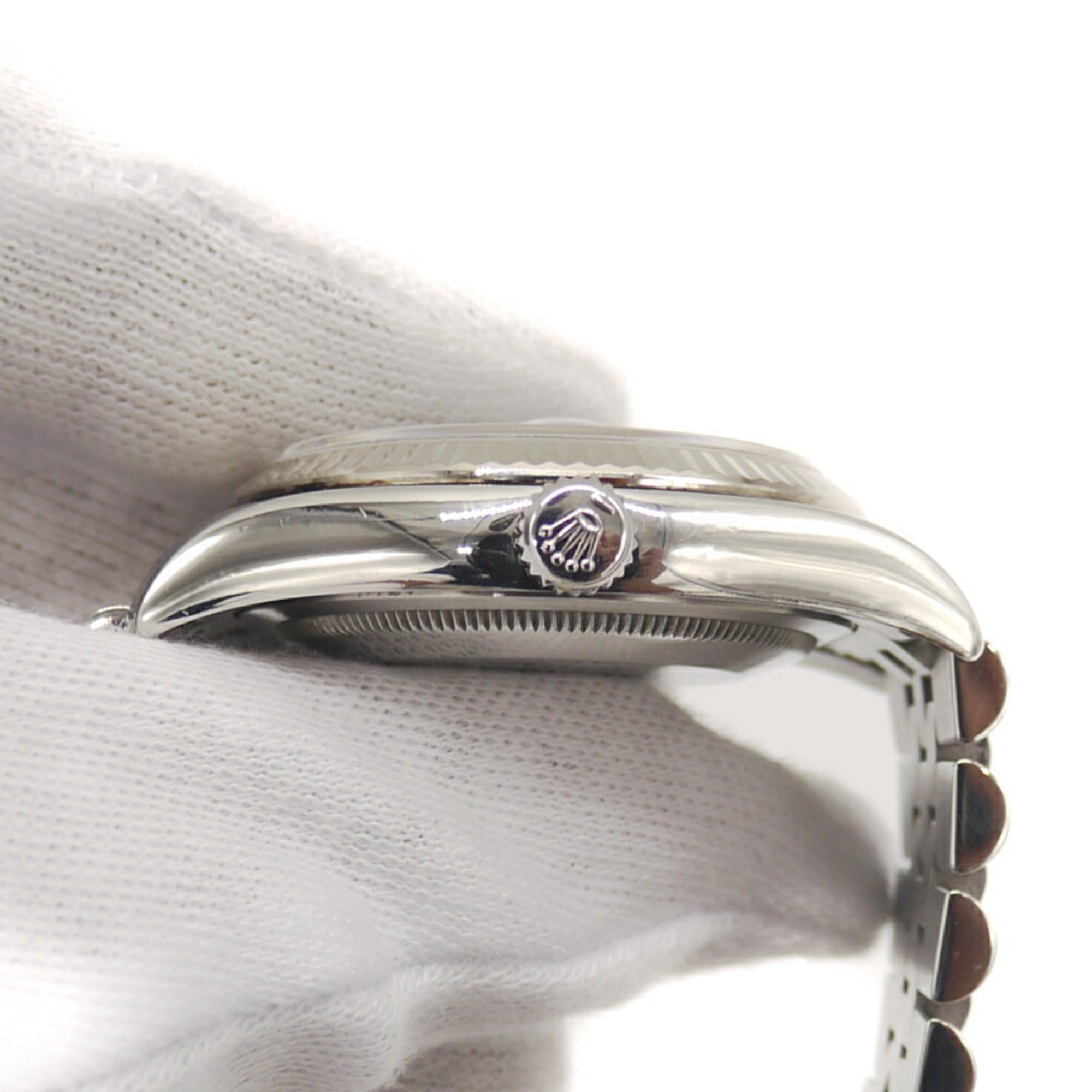 ROLEX Rolex Datejust 10P Diamond 116234G RVS/witgoud Automatisch Jubilee-armband Computerwijzerplaat