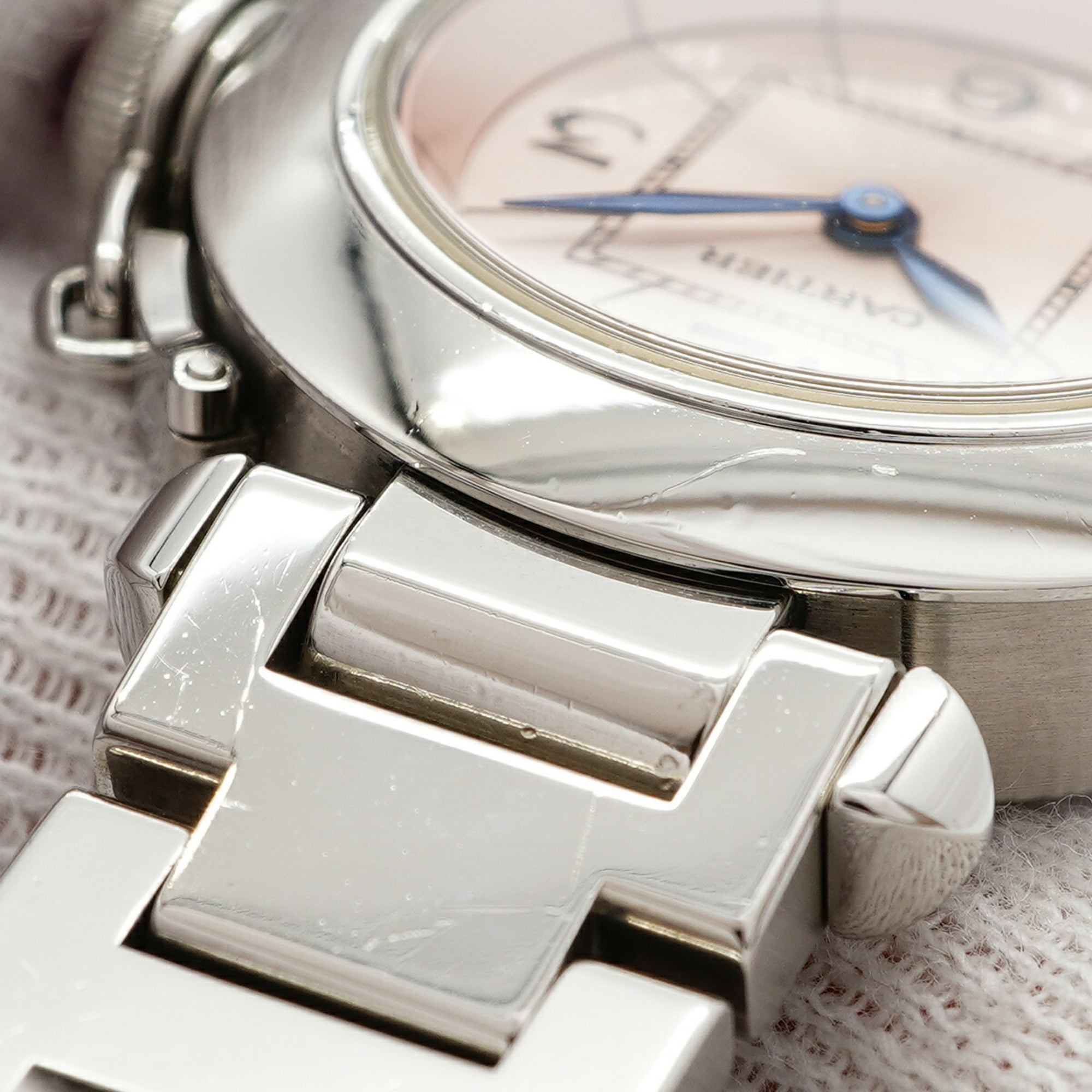 Cartier Miss Pasha W3140008 Pink Dial 27mm Watch