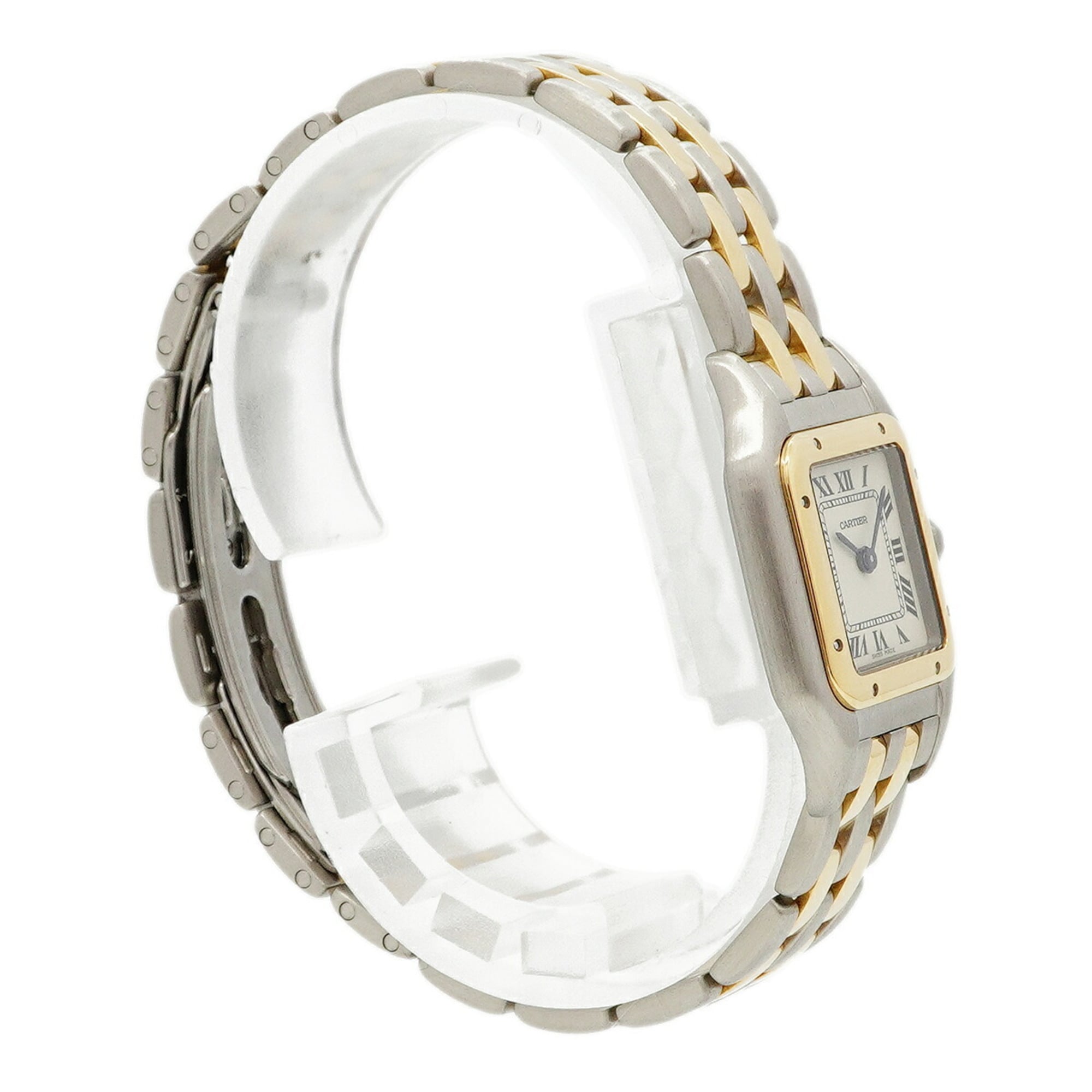 Cartier Panthère SM 2-Row Two-Tone 84083242 Ivory Dial Wo