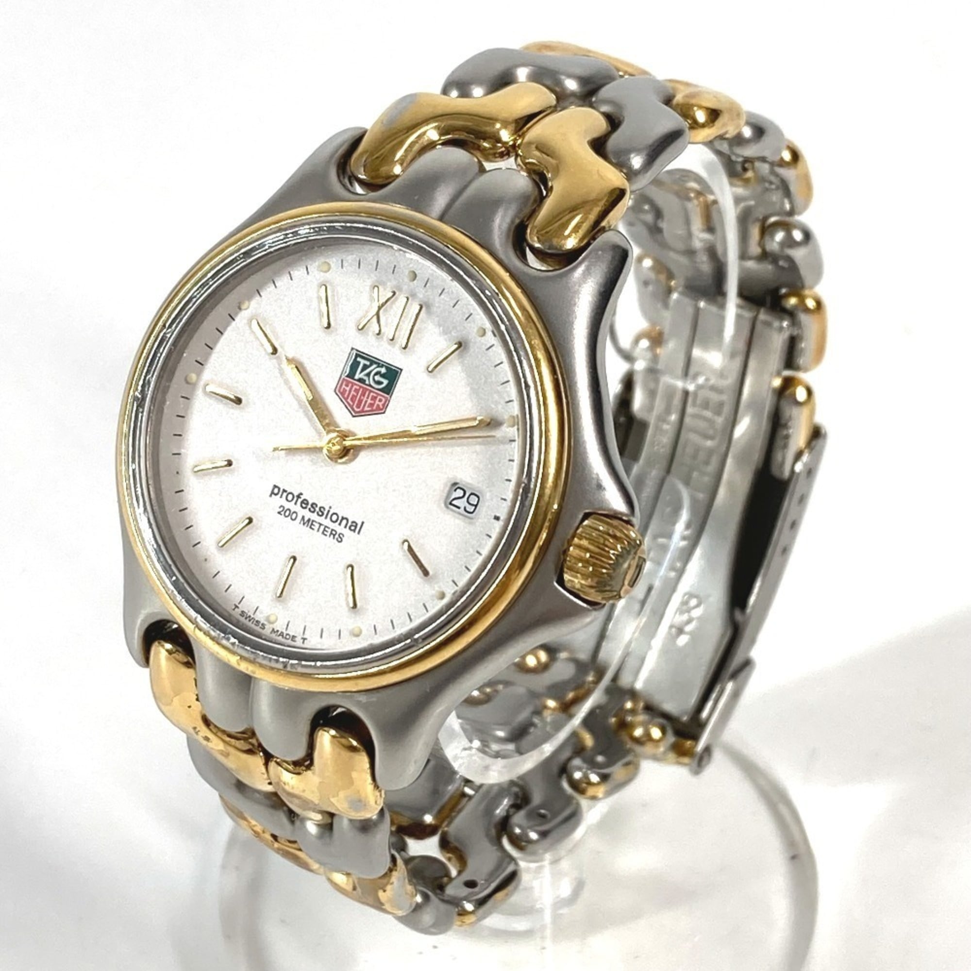 TAG HEUER S05.013M Cell Series Professional 200 Two-Tone Men's Watch, Stainless Steel/GP, Silver