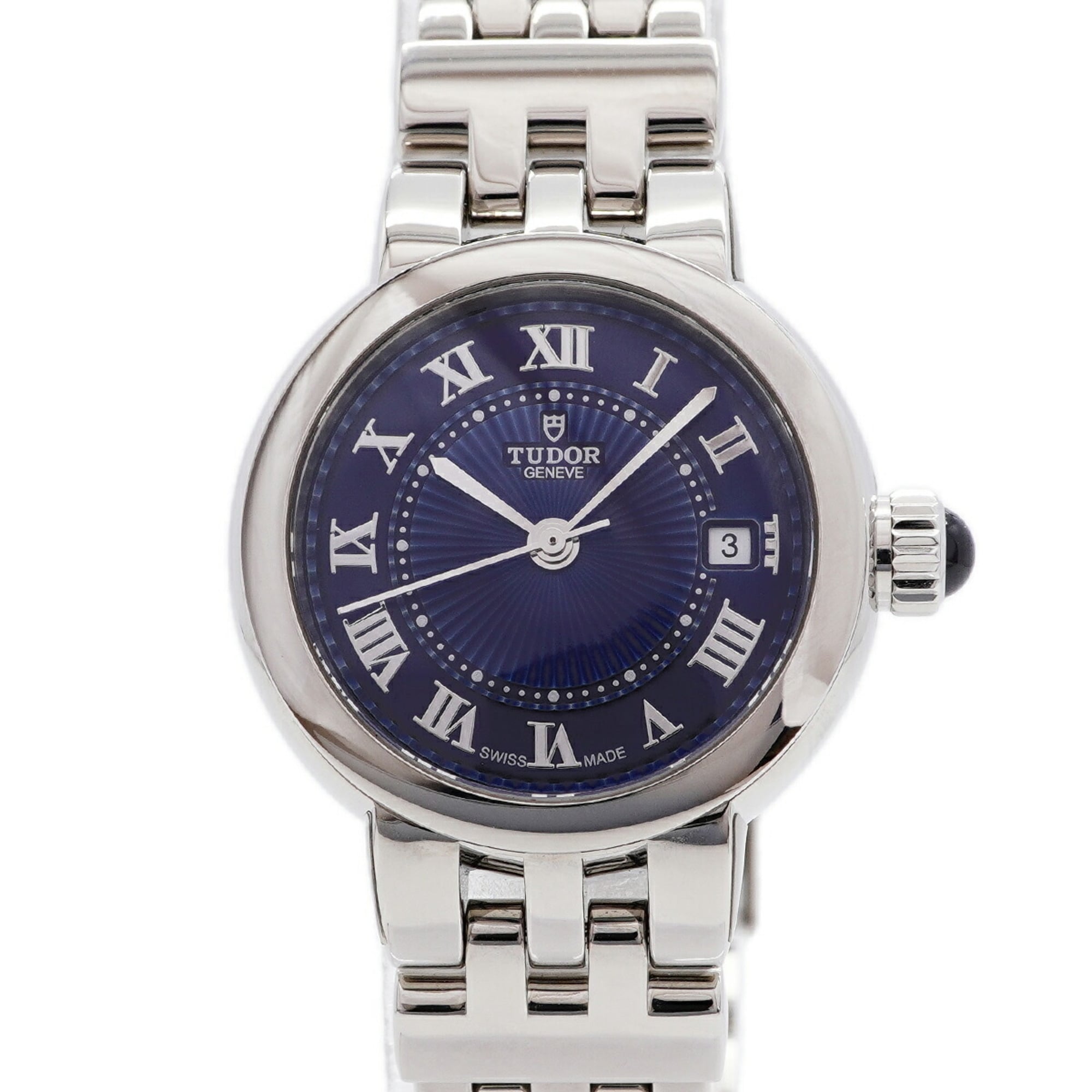 Tudor Cou de Rose 35200 Blue Dial 25mm Watch