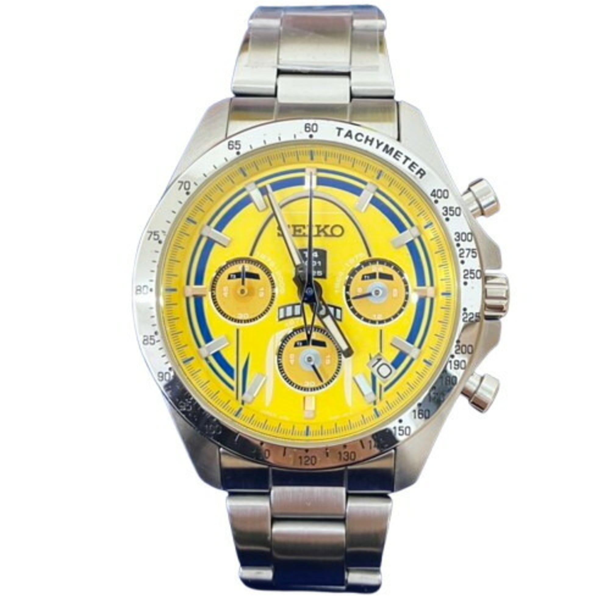 SEIKO Doctor Yellow T4 Memorial Watch Last Run Wristwatch