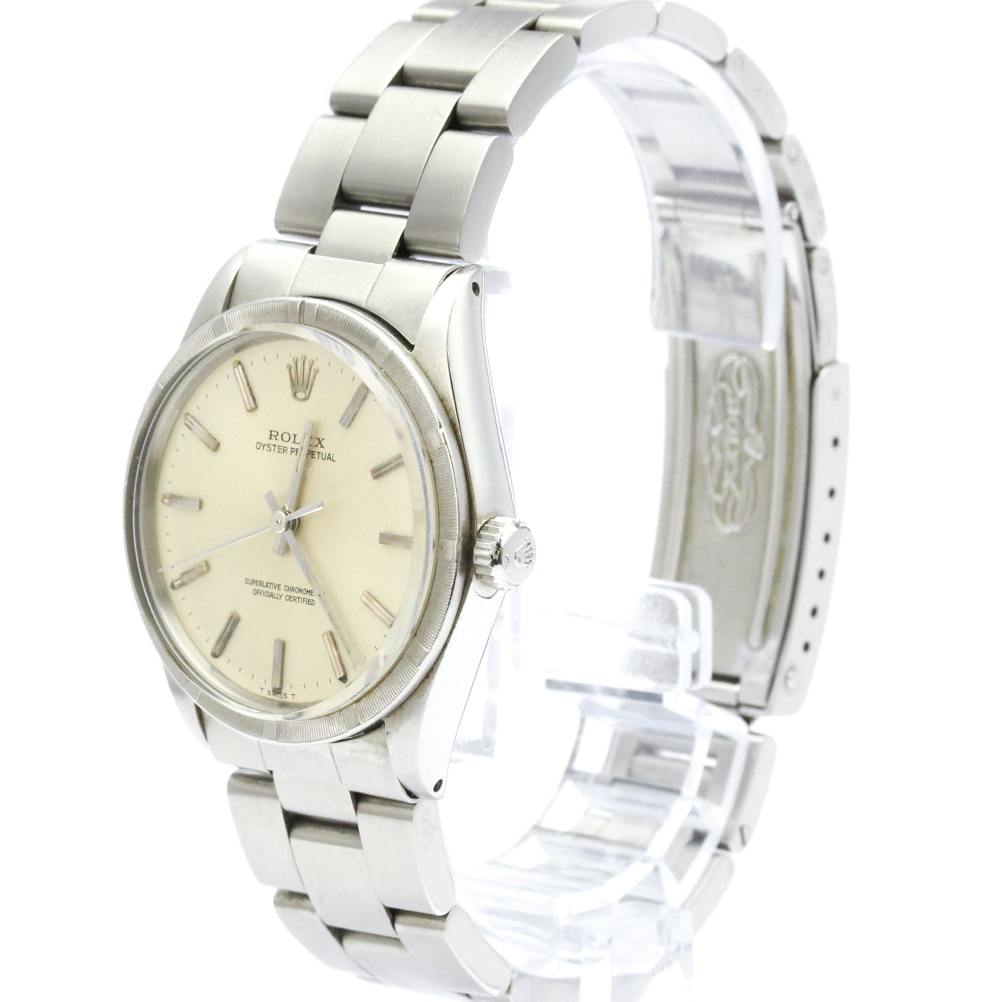 Rolex Oyster 1007 Silver Dial Stainless steel 34mm Watch