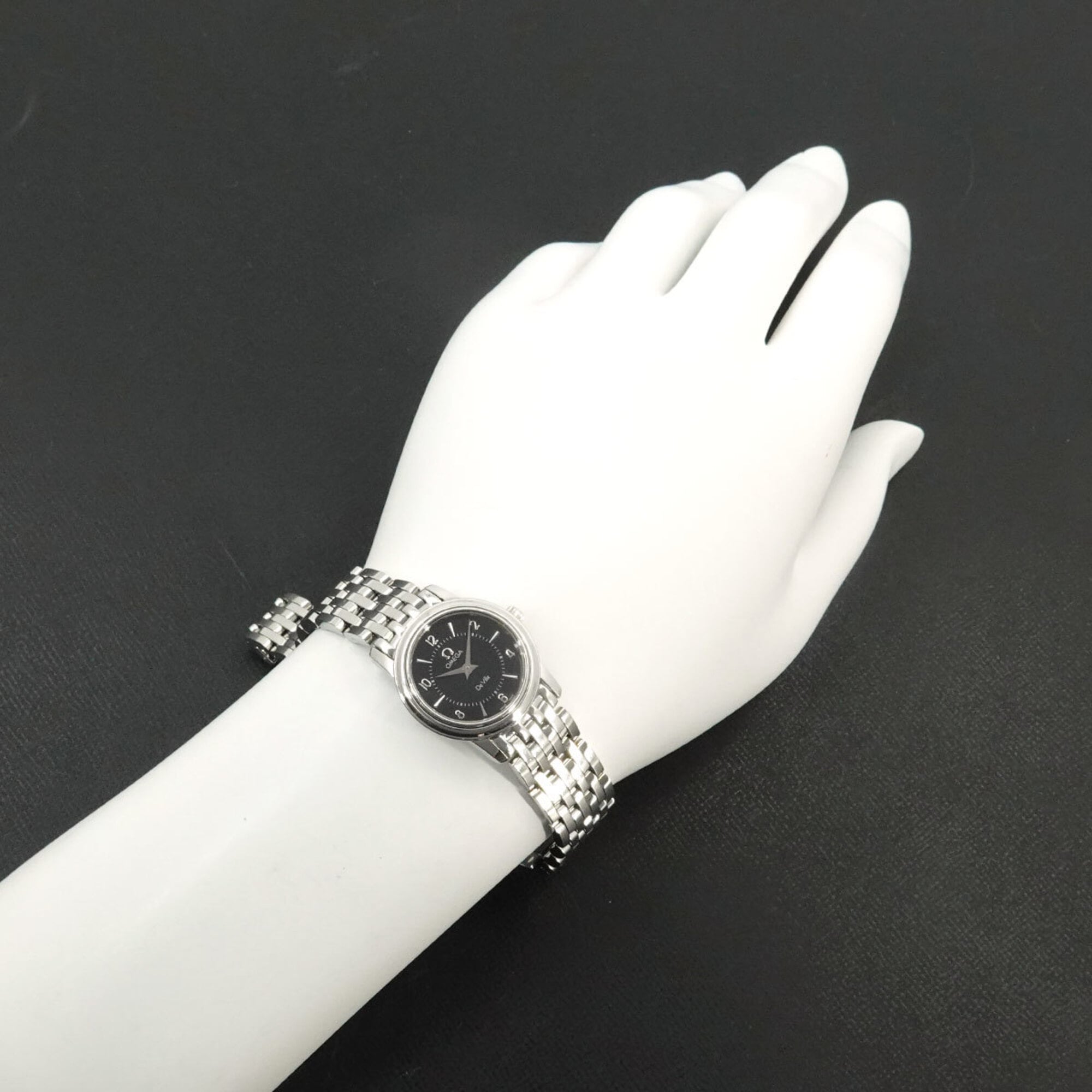 Omega De Ville Prestige 4570 50 DamenuhrSchwarz Quarz