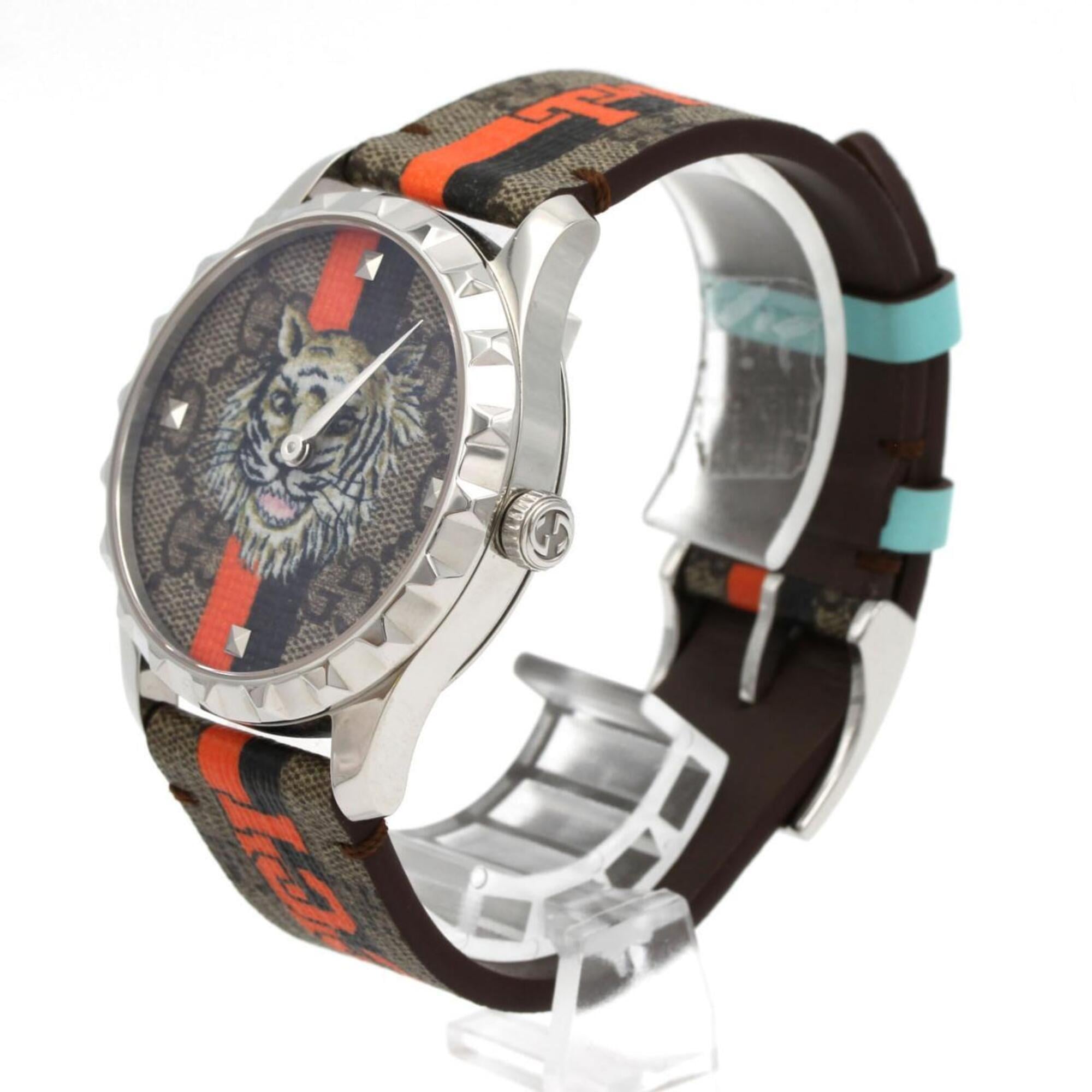 Gucci G-Timeless 126.4 YA1264186 Stainless Steel Quartz Watch