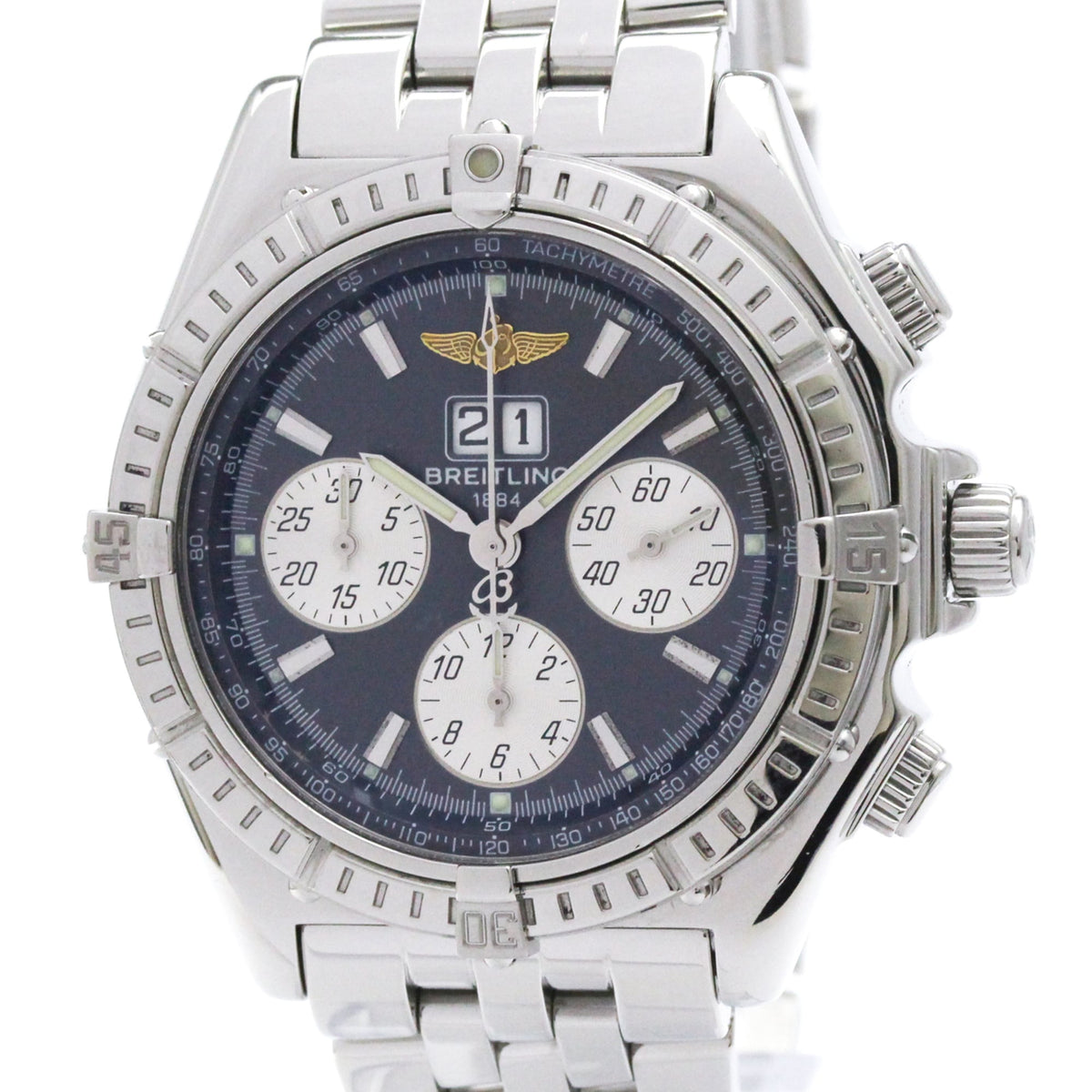 Breitling Crosswind A44355 Gray Dial 44mm Watch