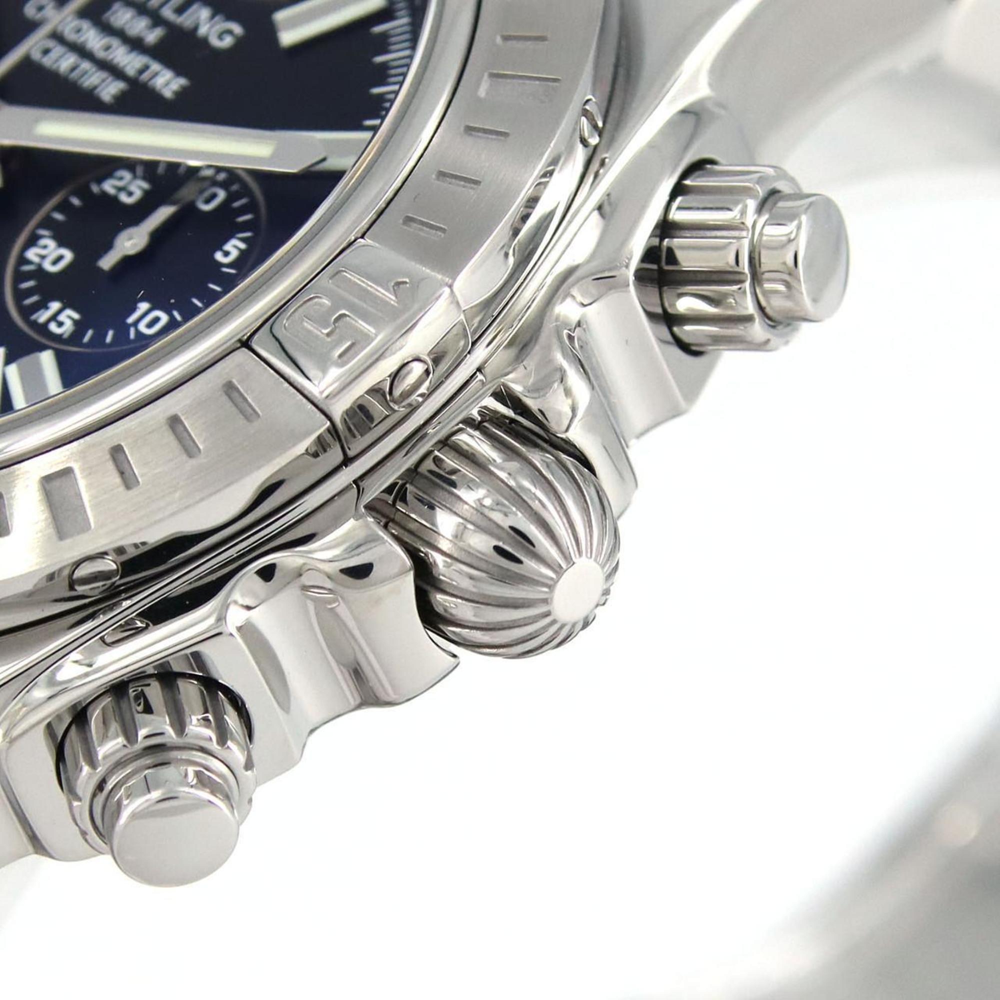 Breitling Chronomat JSP AB0115 AB0115111B1A1 roestvrijstalen polshorloge met automatisch uurwerk