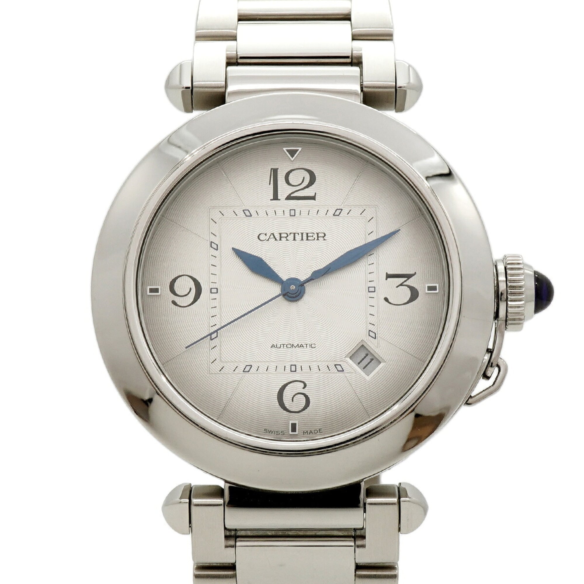 Cartier Pasha de WSPA0009 Silver Dial 40mm Watch