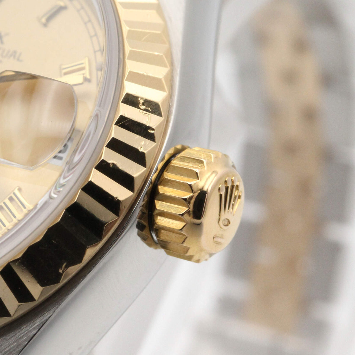 Rolex Datejust 79173 Champagne, Gold Dial 26mm Watch