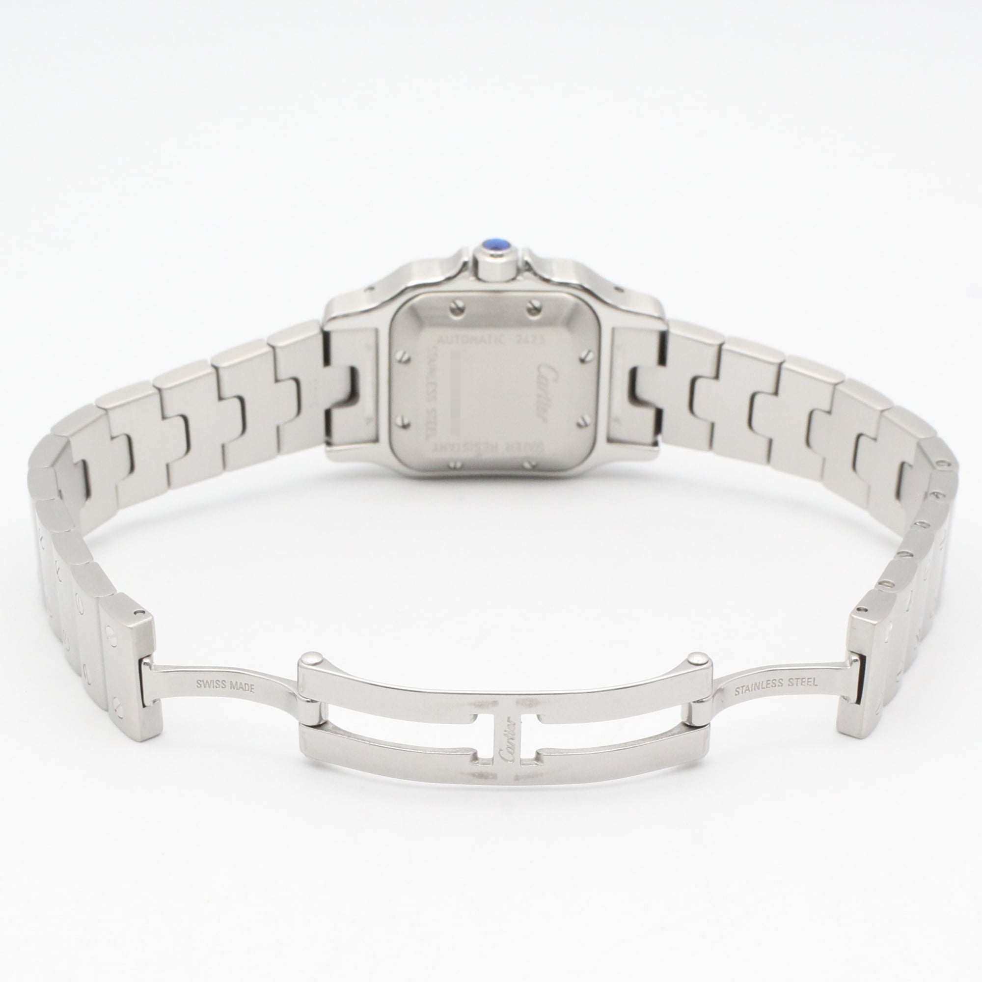 Cartier Santos W20044D6 Silver Dial Stainless steel 24mm Watch
