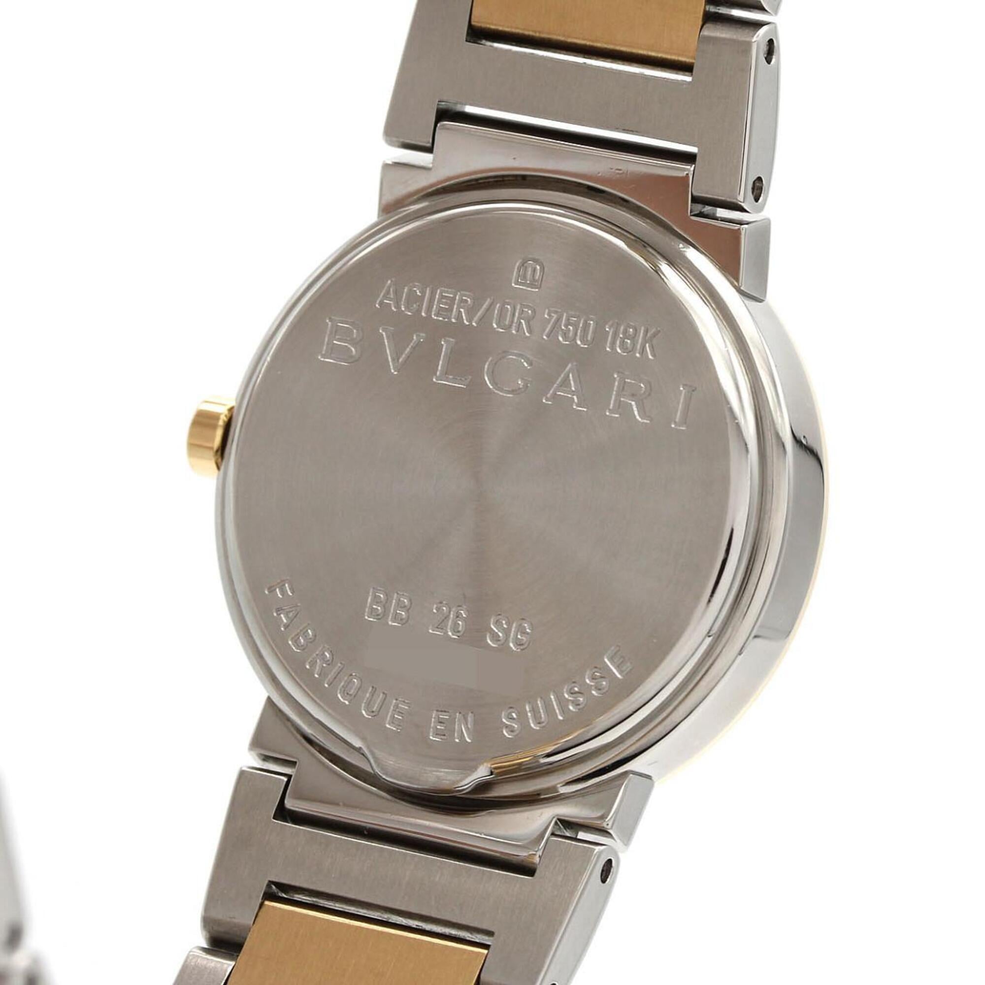 Bulgari Combination BB26SG/BB26WSGD White Dial 26mm Watch