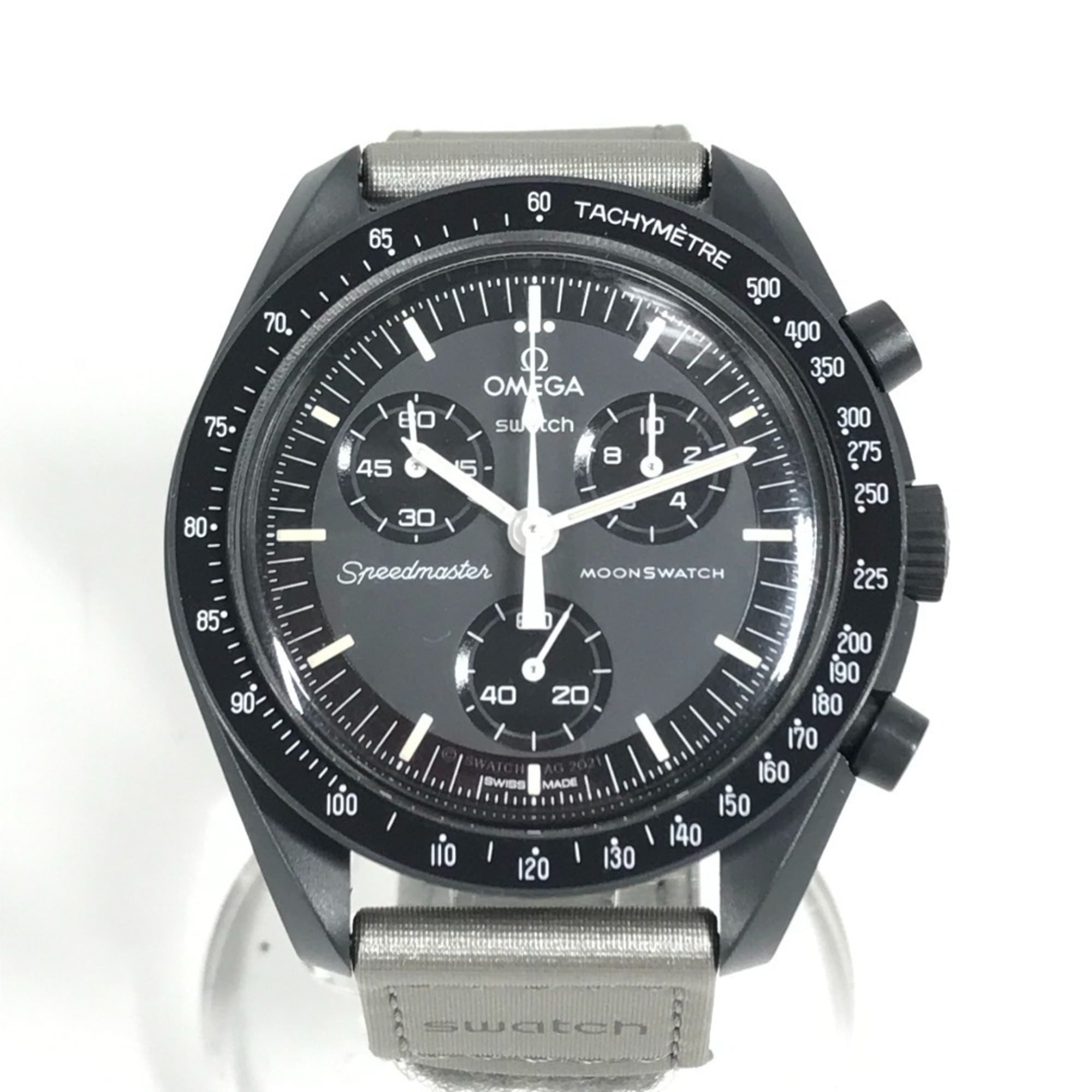 Swatch Mission to Mercury SO33A100 Grey Dial 42mm Watch