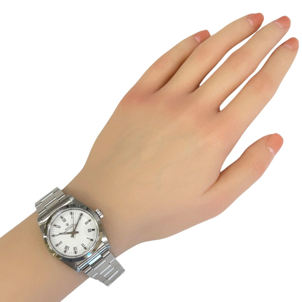 Rolex Oyster Perpetual 77080 White Dial 30mm Watch