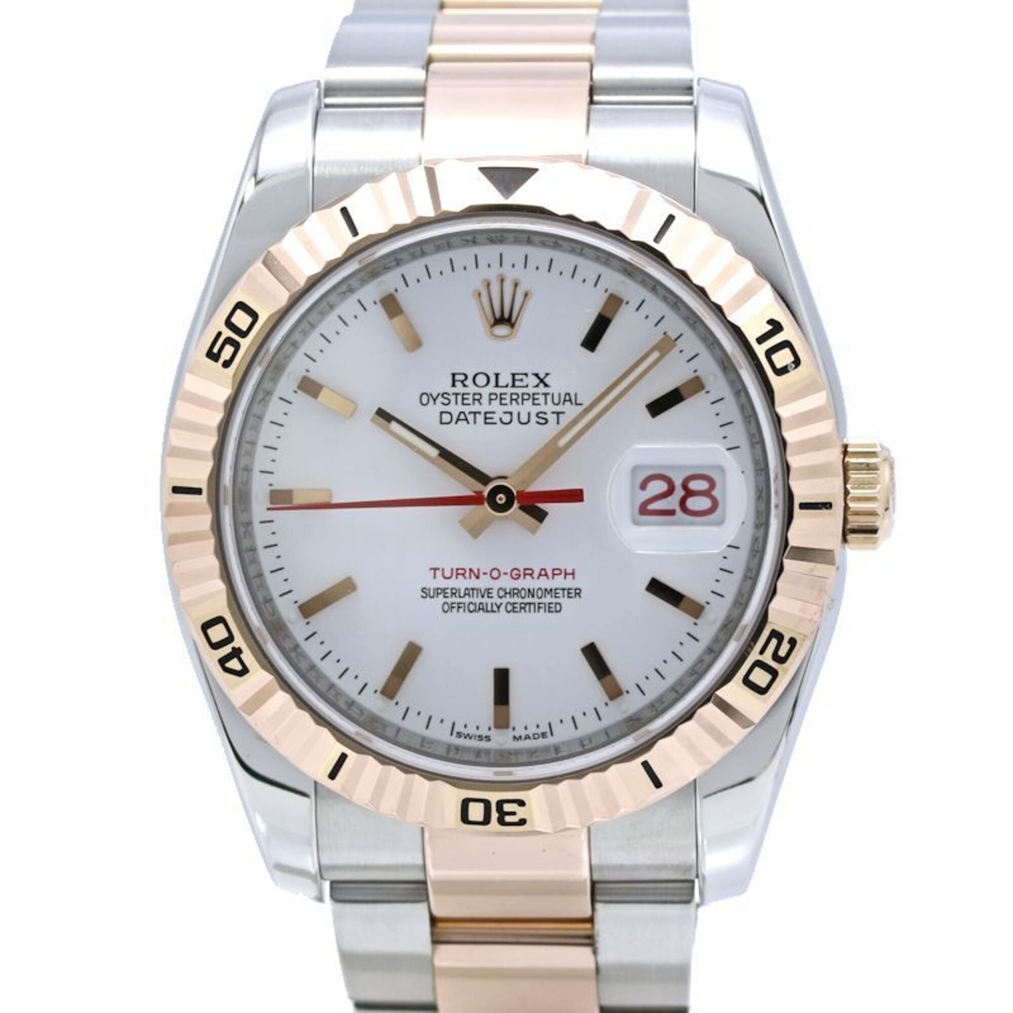ROLEX Datejust 36 Turn-O-Graph 116261 Oyster