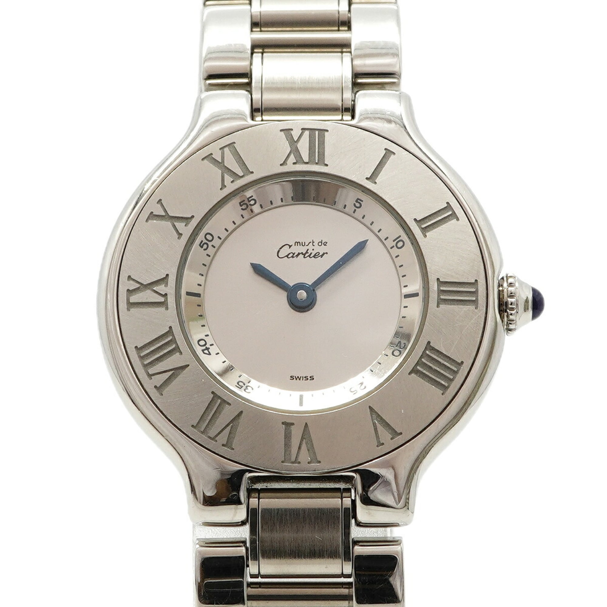 Cartier Must 21 SM W10109T2 Silver Dial Women's Watch