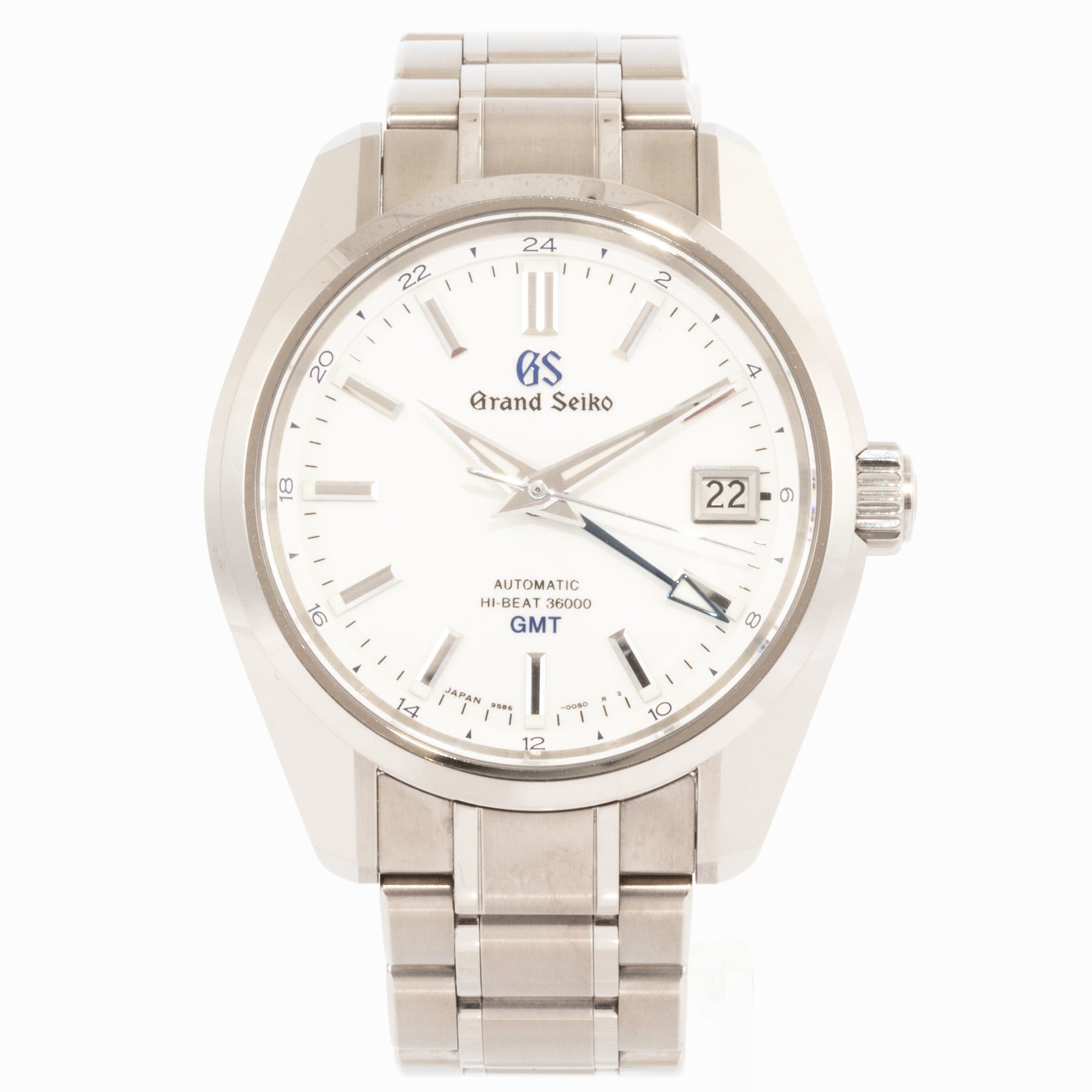 Montre mécanique Grand Seiko Heritage Collection à haute fréquence SBGJ255, titane brillant argenté, pour homme