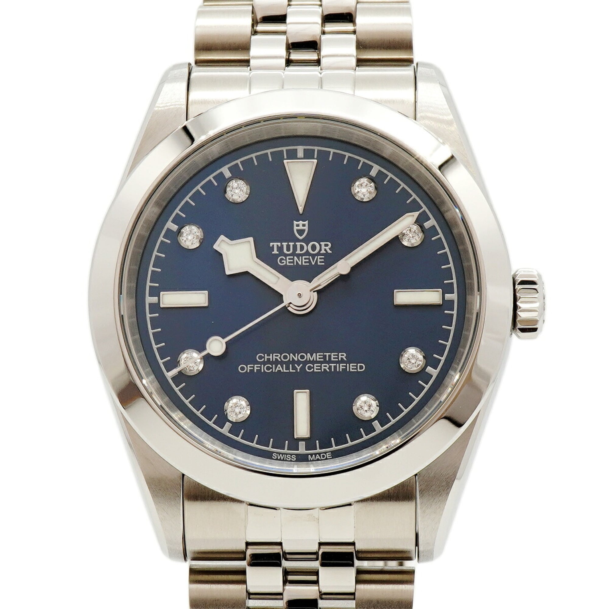 Montre Tudor Black bay One 31 8P Diamond 79600, cadran bleu, 31 mm
