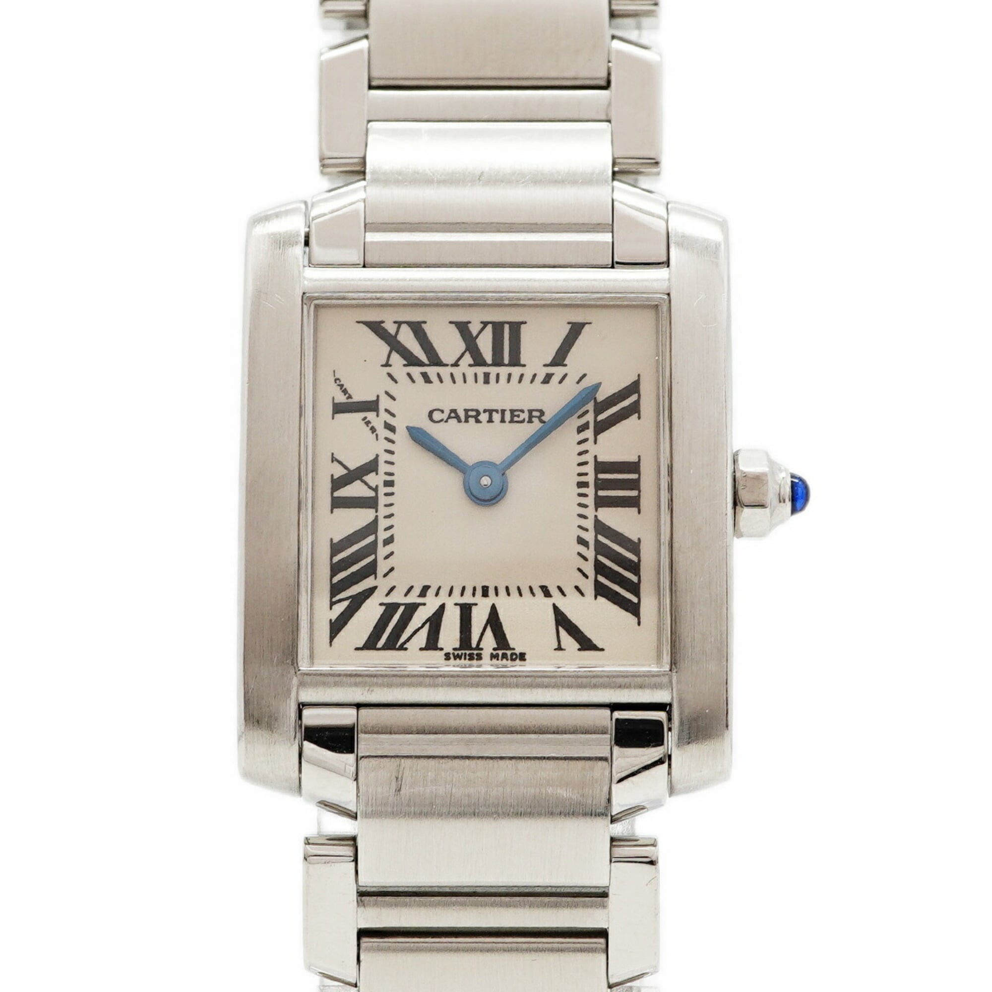 Cartier Tank Française SM W51008Q3 Ivory Dial Women's Watch
