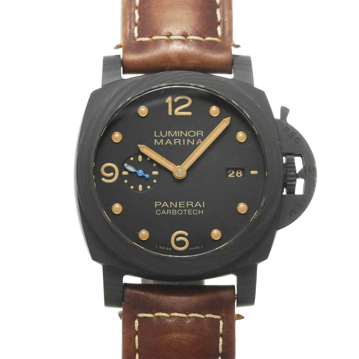 Panerai Luminor Marina 1950 Carbotech PAM00661 Black Dial 45mm Watch