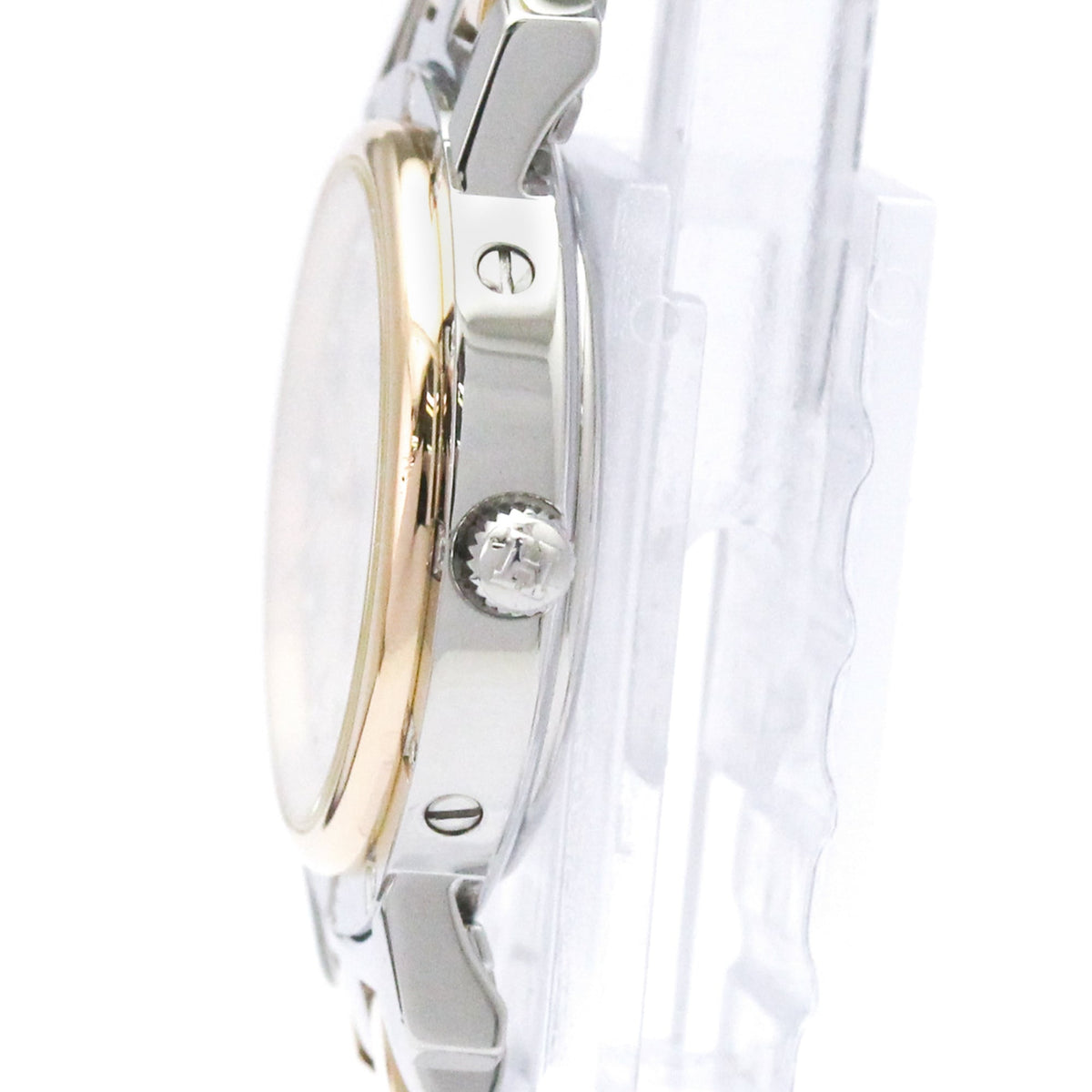 HERMES Clipper Diamond Rosa MOP-ZifferblattQuarzarzuhr CL4.222