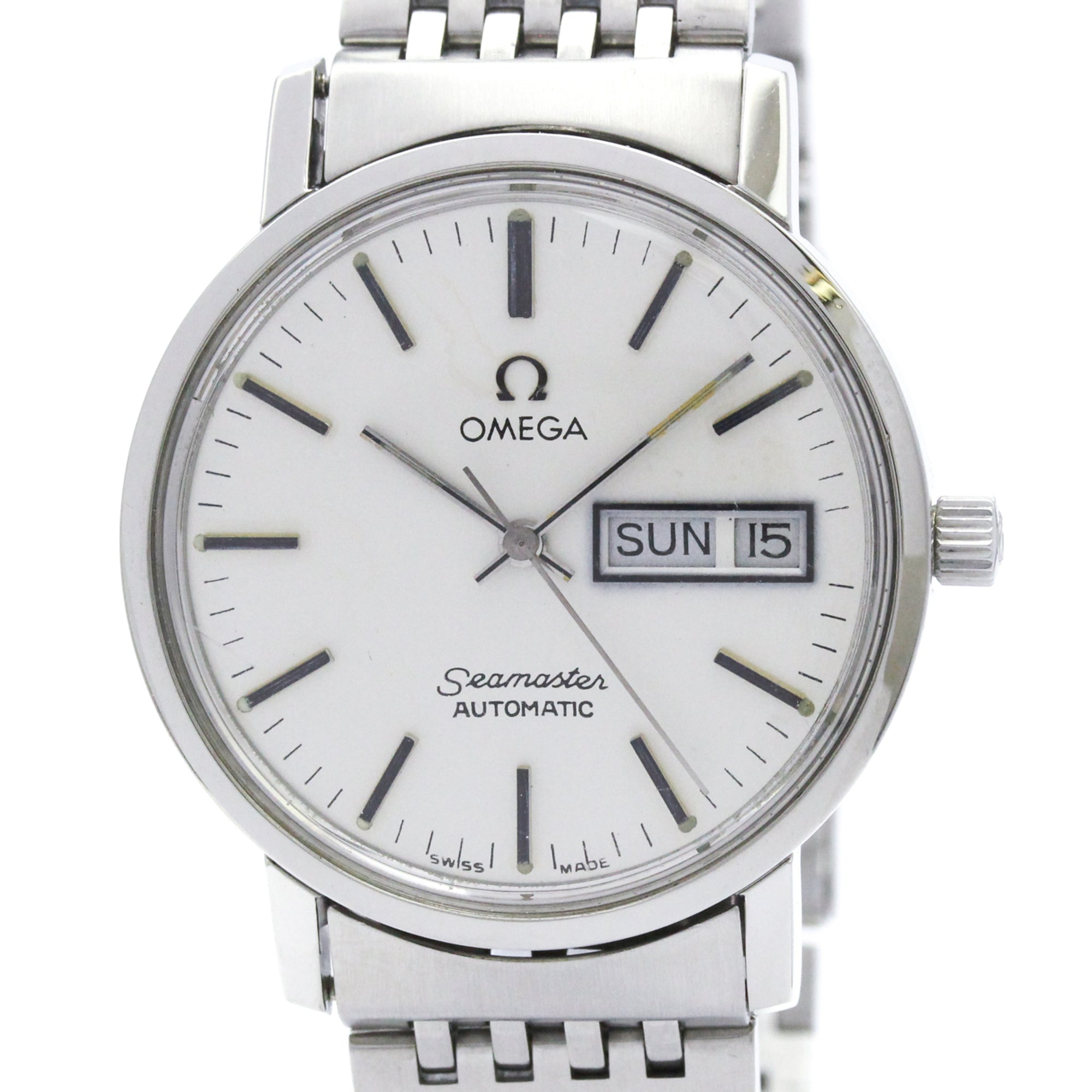 OMEGA Seamaster Day Date Cal 1022 Automatic Mens Watch 166.0209 Vintage