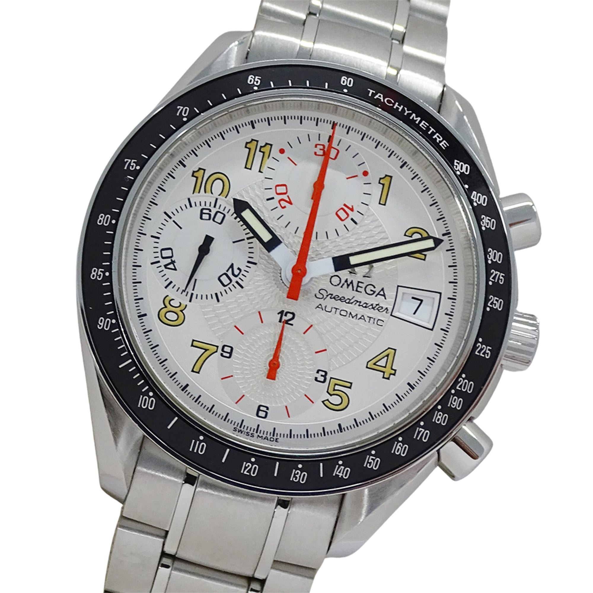 Omega Speedmaster Mark 40 3513.33 Men's Watch, Brand Name, Chronograph, Automatic Winding, Stainless Steel (SS), Silver