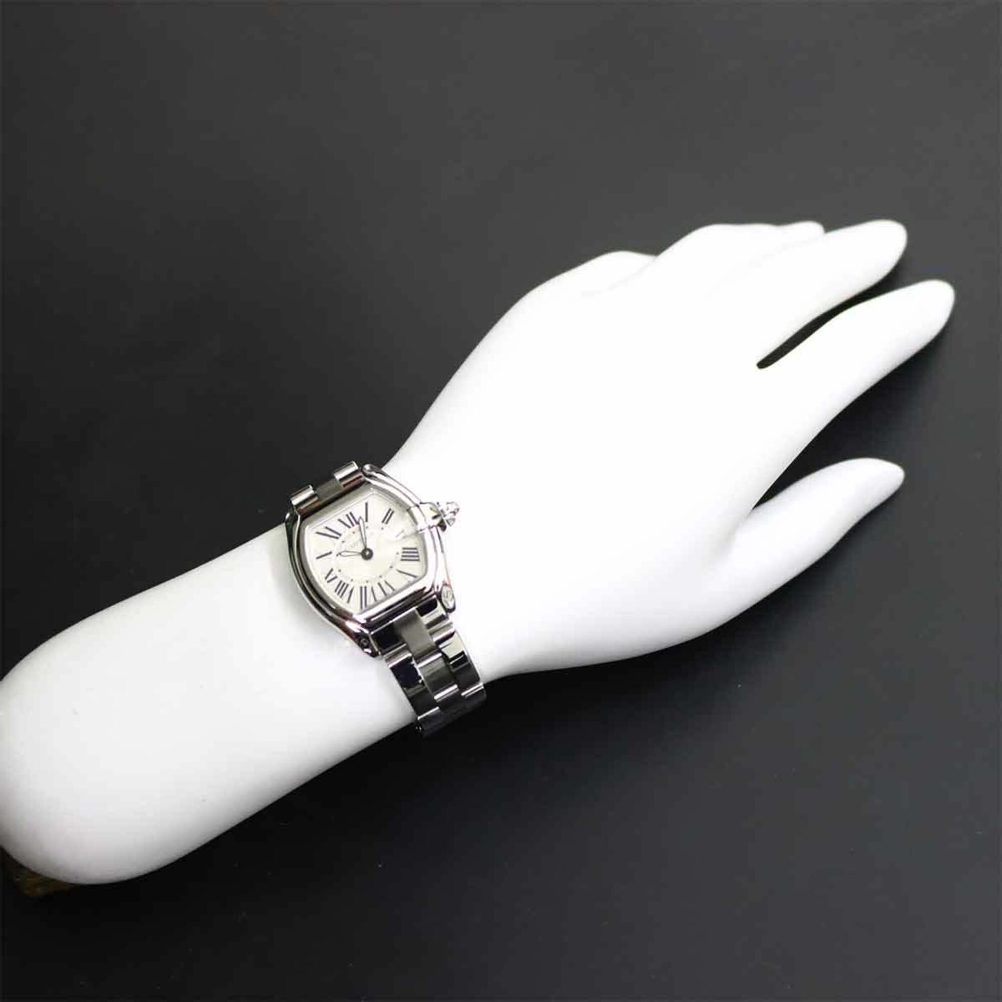 Cartier Roadster SM W62016V3 Silver Dial 33mm Watch