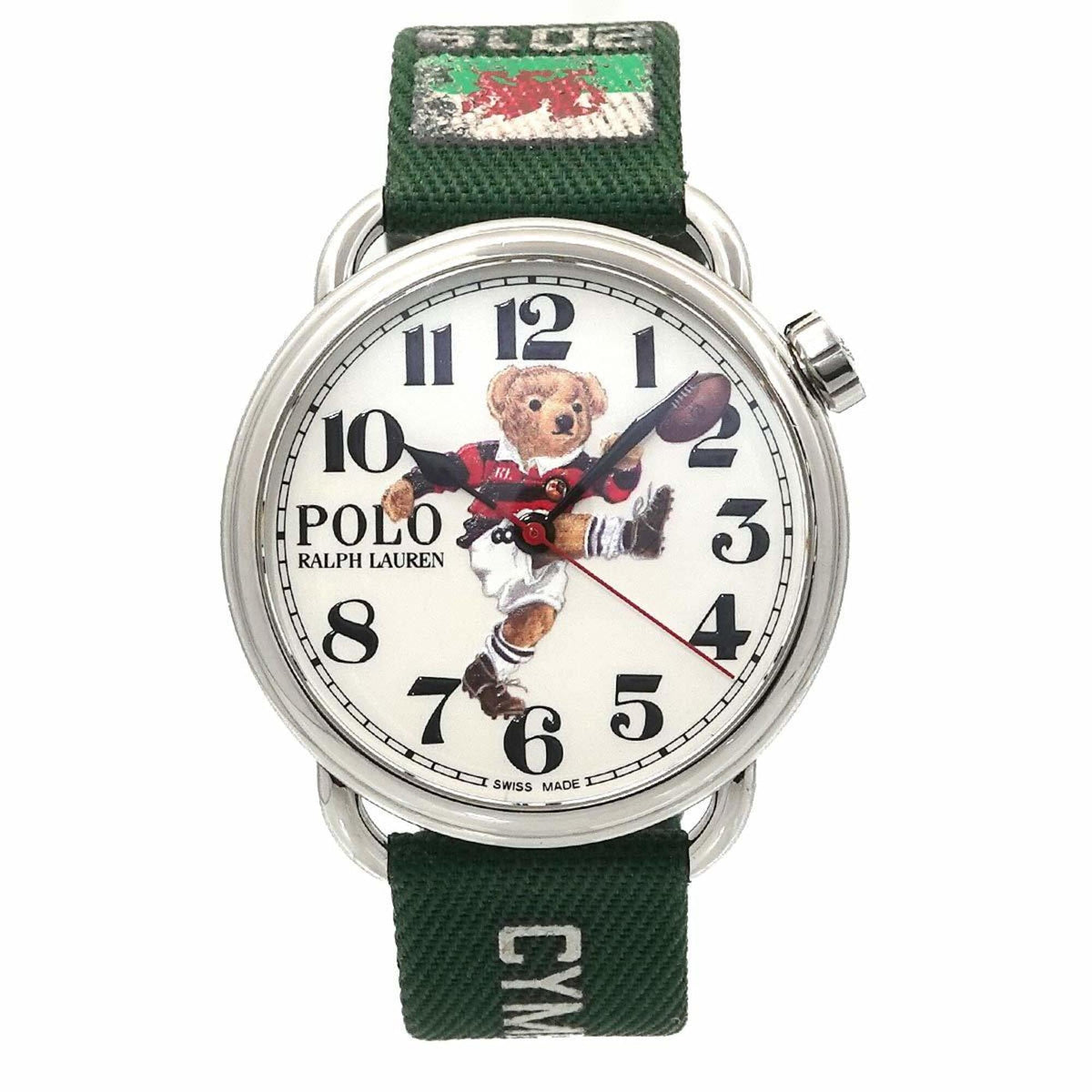 Ralph Lauren Polo Kicker Bear 2019 WM-Jubiläumsmodell RLR092705 Weiß Zifferblatt 42 mm Uhr