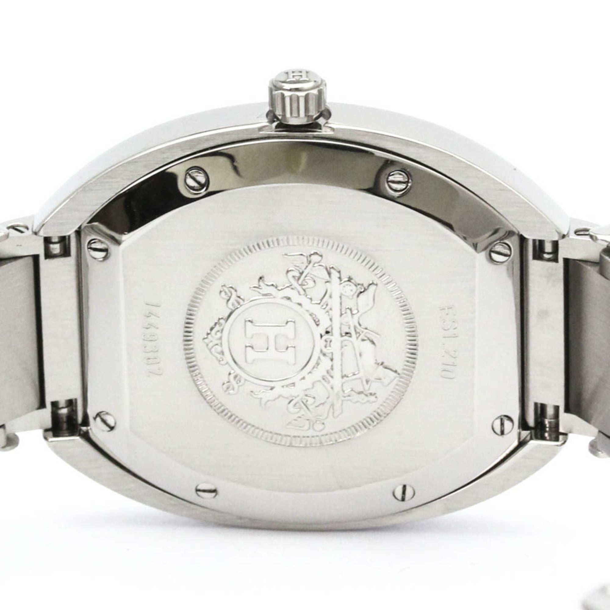 Montre pour femme HERMES Espace en acier inoxydable Quartz ES1.210
