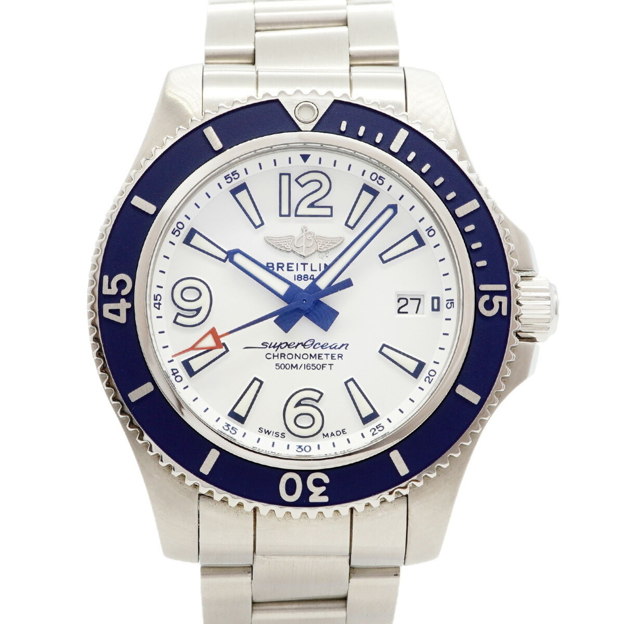 Breitling Superocean 42 A17366 White Dial Men's Watch