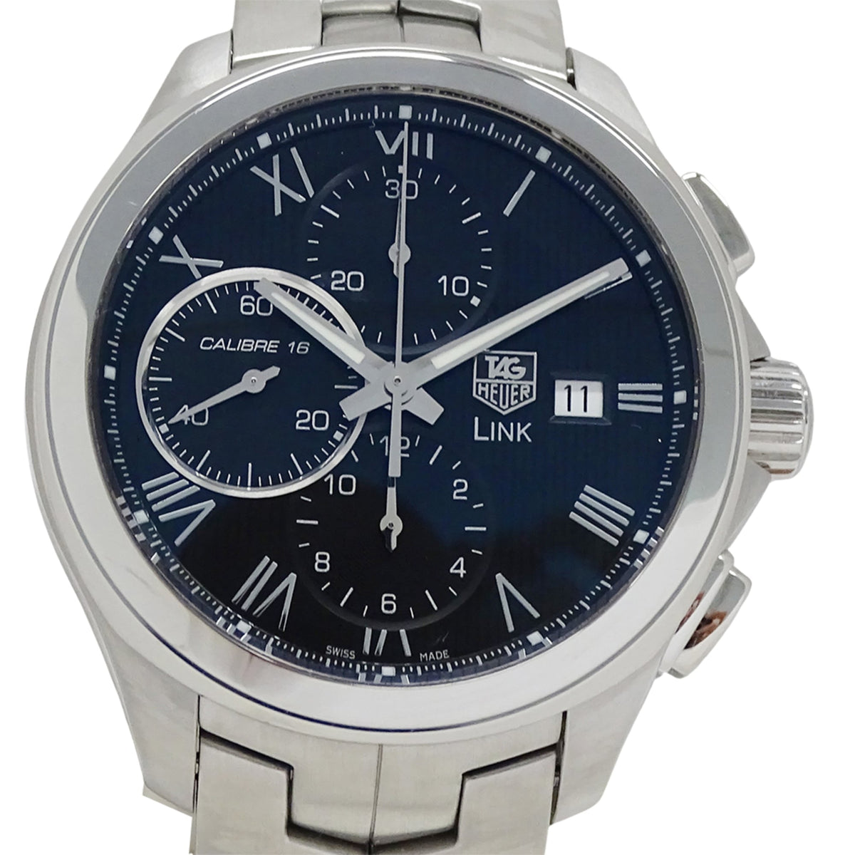 TAG Heuer Link CAT2012 CAT2012 BA0952 Black Dial 43mm Watch