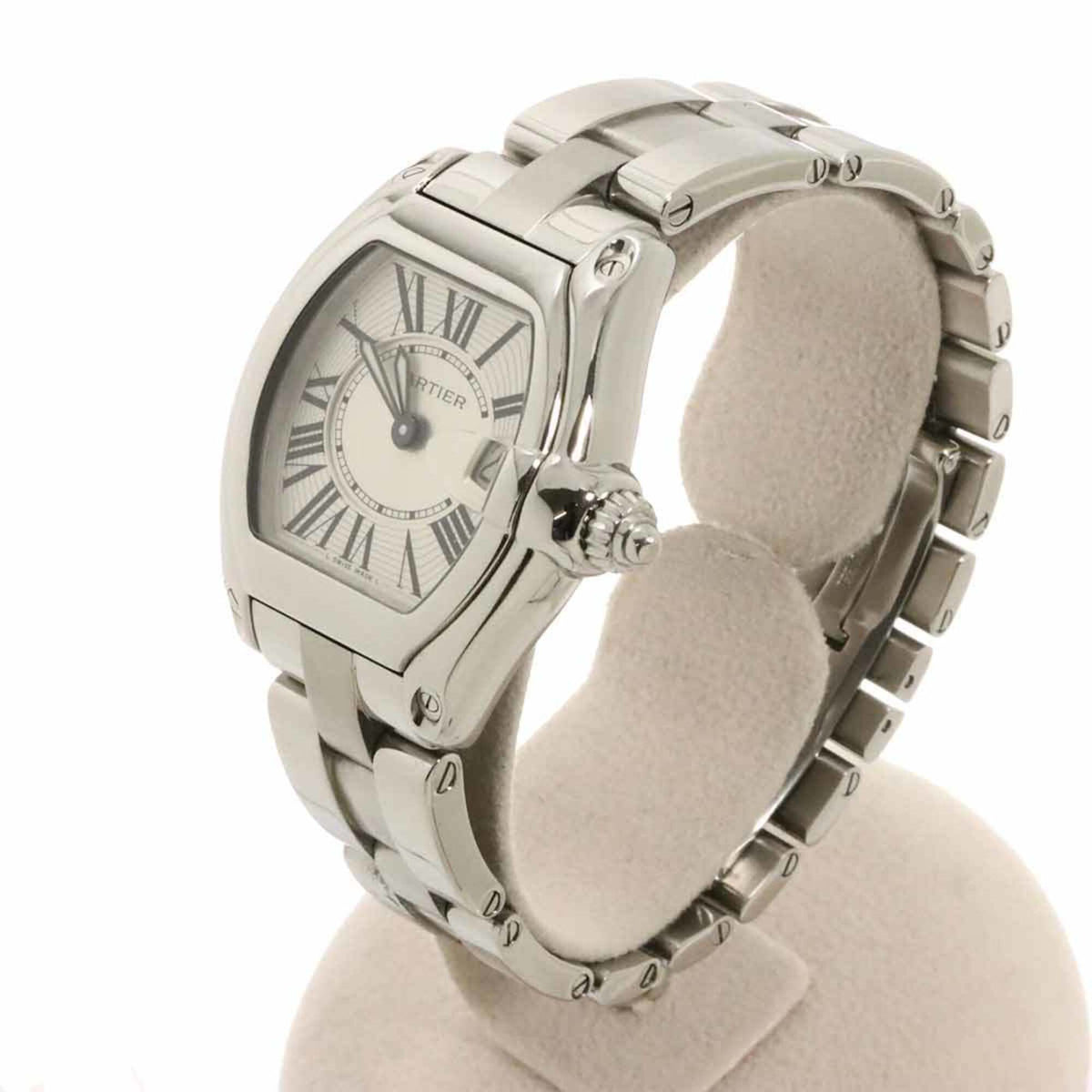 Cartier Roadster SM W62016V3 Silver Dial 33mm Watch