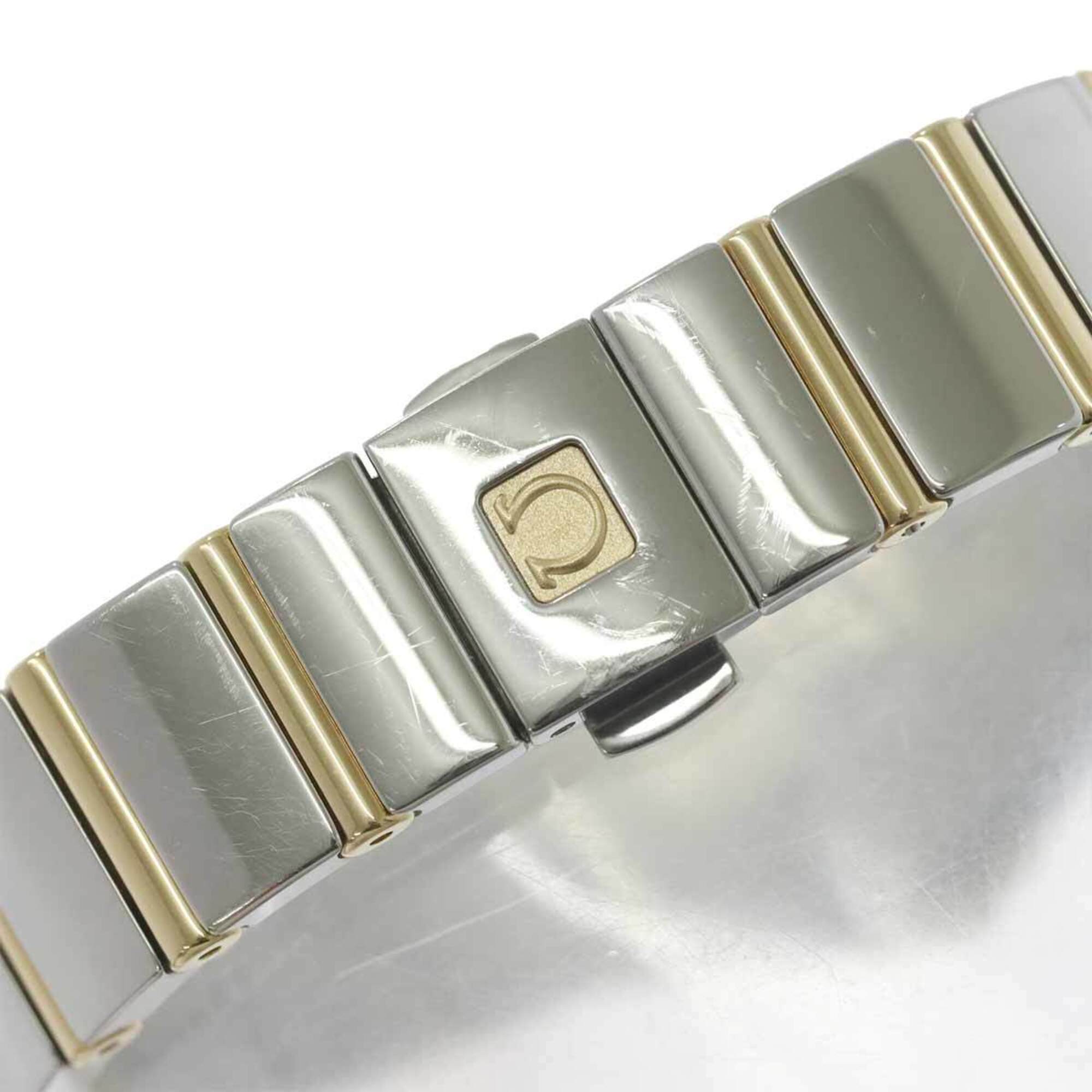Omega Constellation, gebürstetZweifarbig 123 20 24 60 58 002Damenuhr 18 Karat GelbgoldQuarz