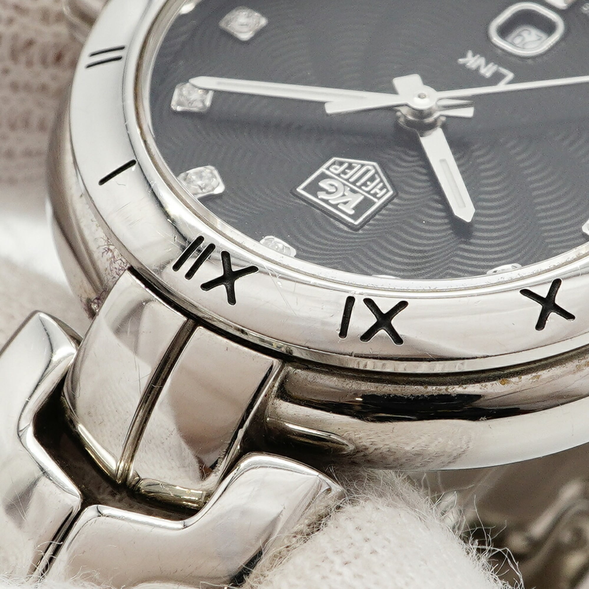 TAG Heuer Link WAT1410 Damenuhr Schwarz Zifferblatt