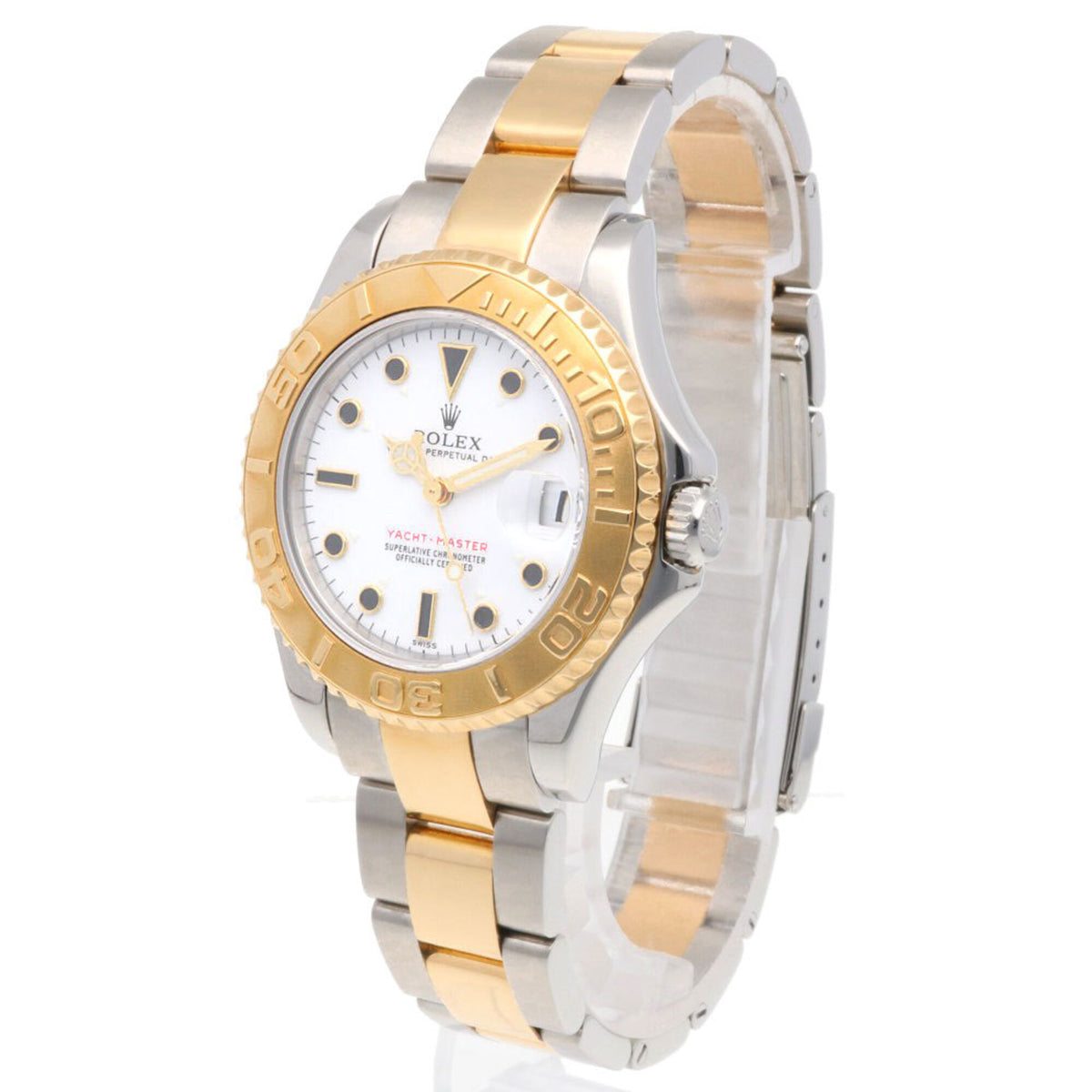 Rolex Yachtmaster Oyster Perpetual 68623 White Dial 37mm Watch