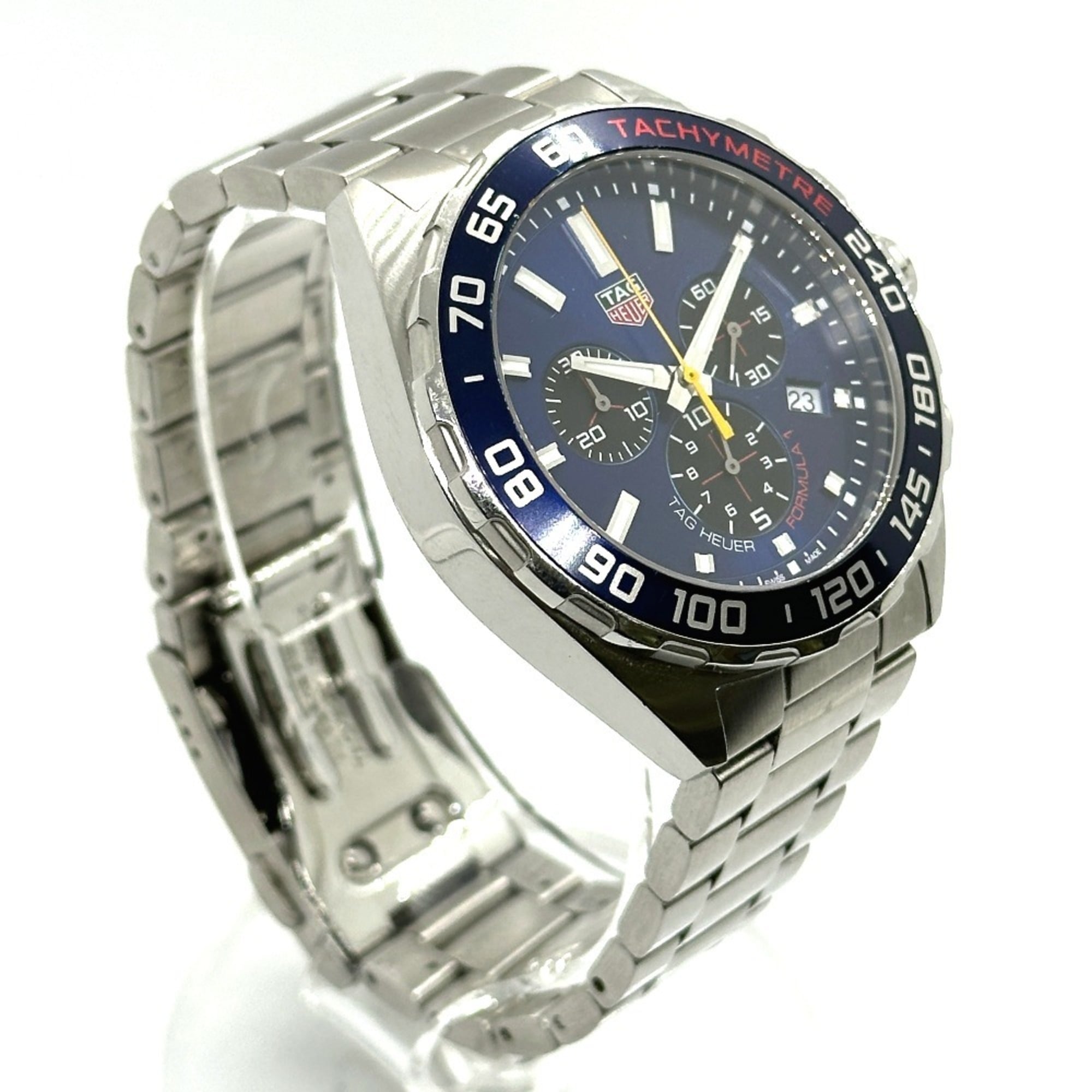 TAG HEUER CAZ101AL.BA0842 Formula 1 Red Bull Racing Collaboration Chronograph Quartz Watch Wristwatch Stainless Steel Men's Silver
