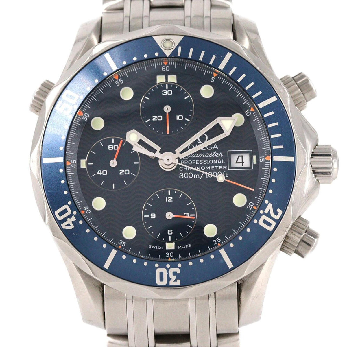 Omega Seamaster Pro Chronograph 2599.8 Blue Dial 41mm Watch