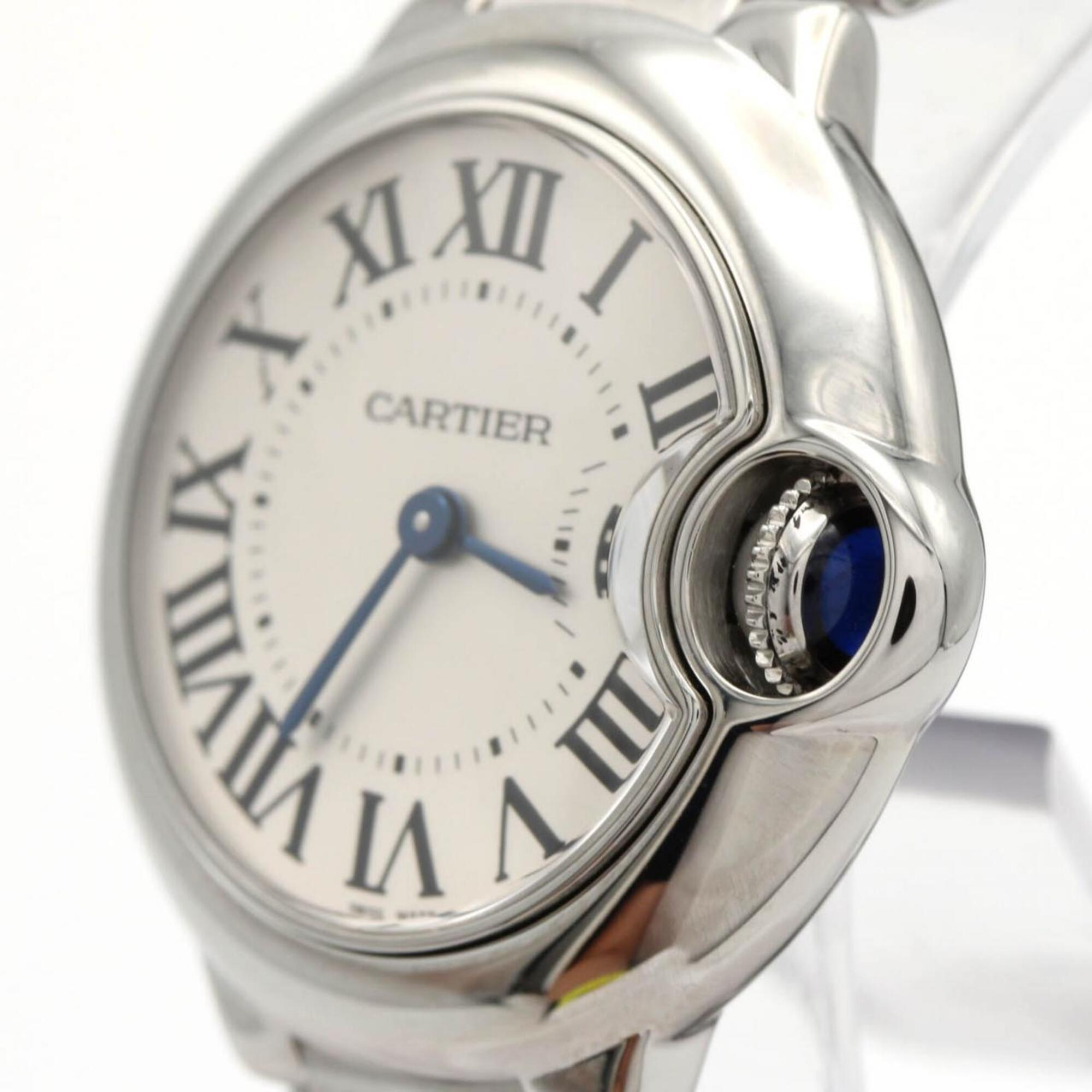 Cartier Ballon Bleu SM W69010Z4 Silver Dial 28mm Watch